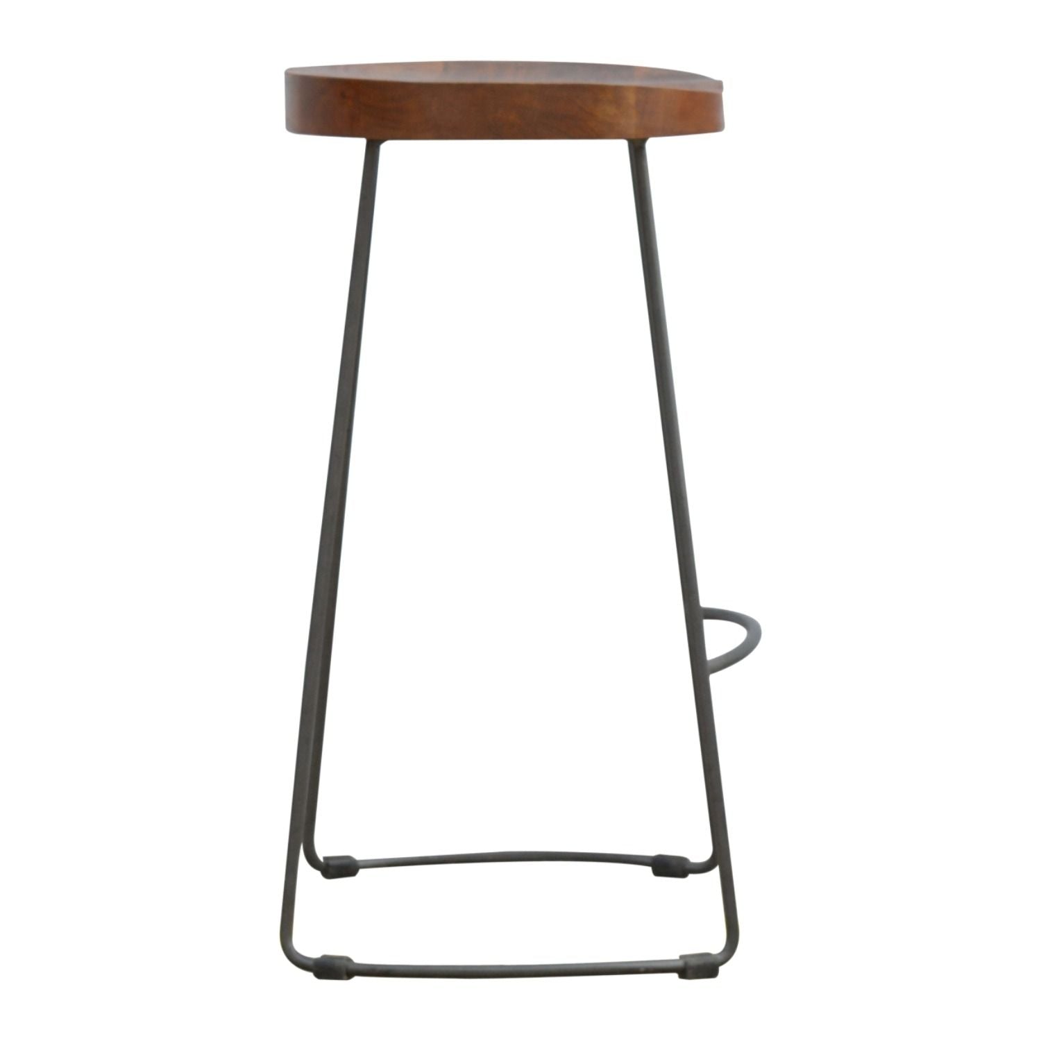 Industrial Chunky Bar Stool - Chestnut - Best Buy Furniture