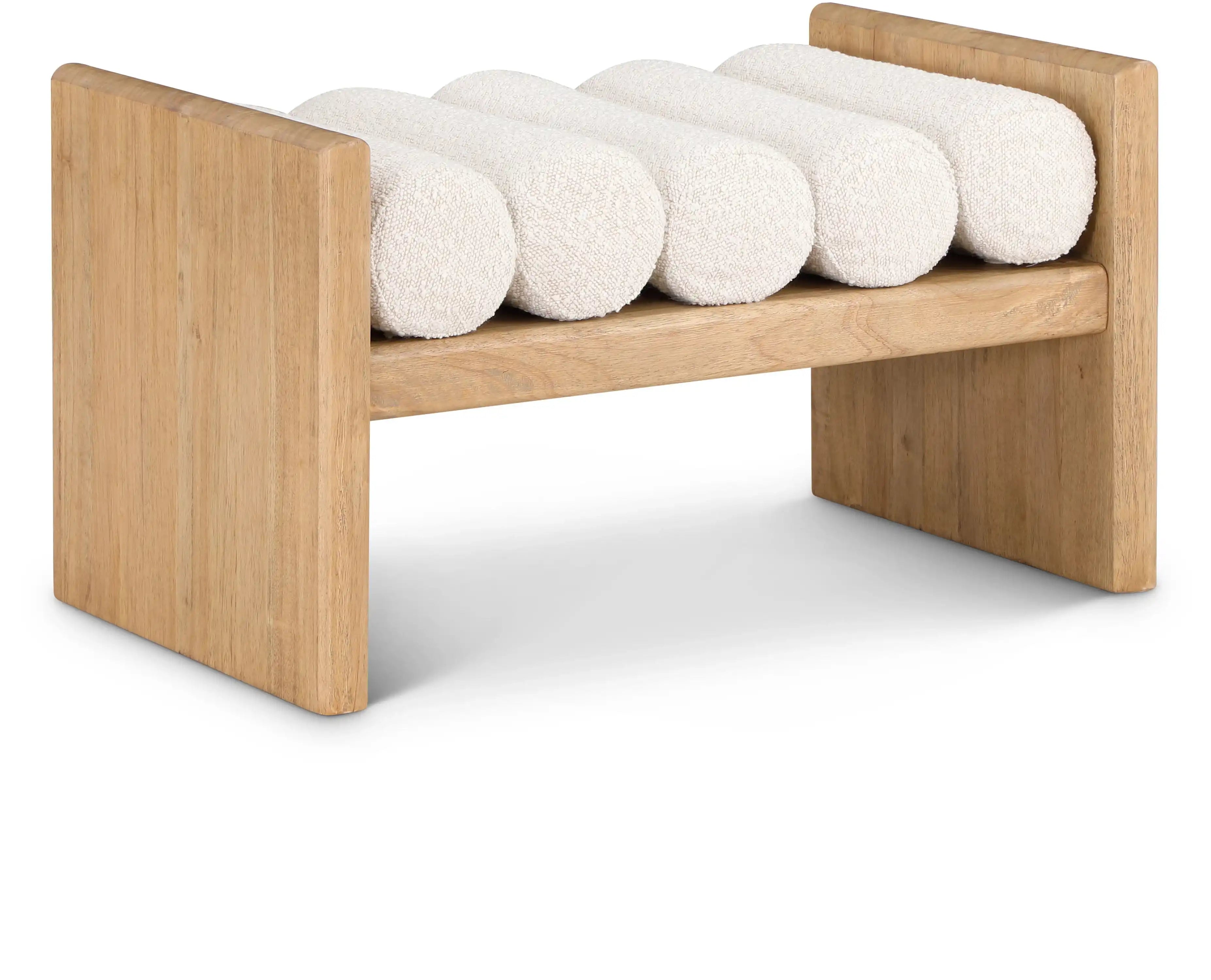 Waverly - Bench With Natural Frame