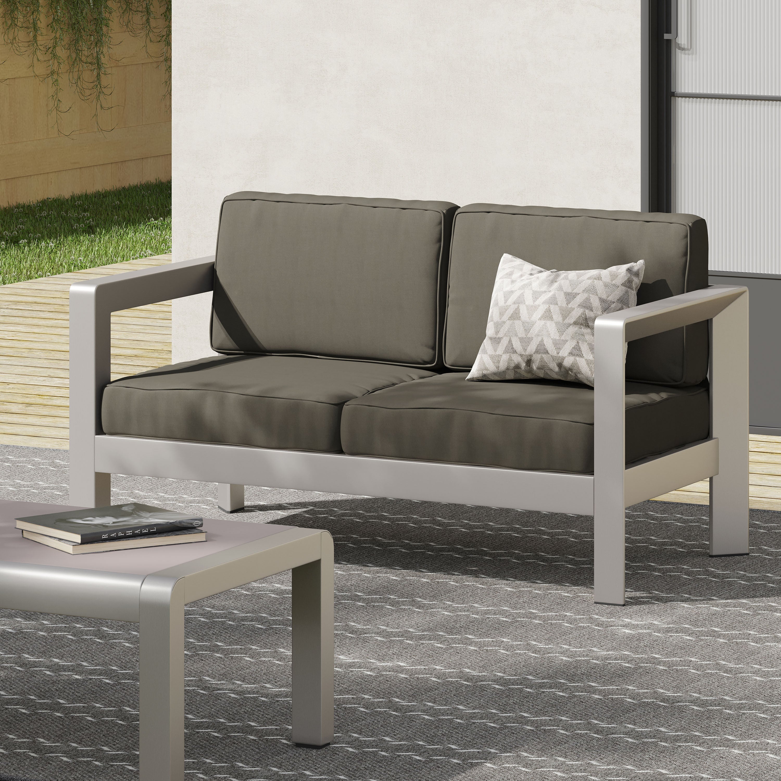 Outdoor-Aluminum-Loveseat-–-Low-Profile-Patio-Seating-with-Deep-Cushions-Outdoor-Sofas