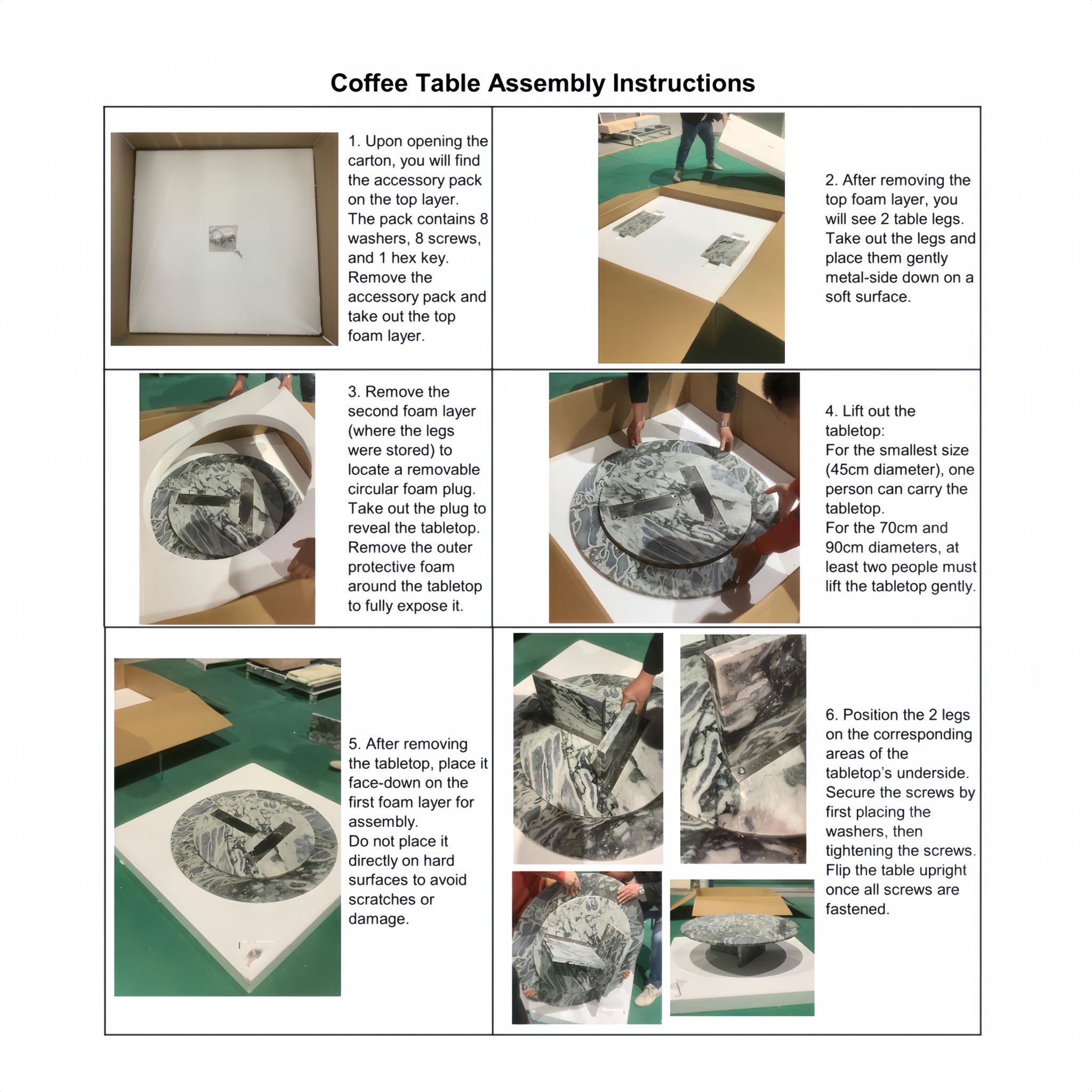 Elegant Coffee Duo Table Set