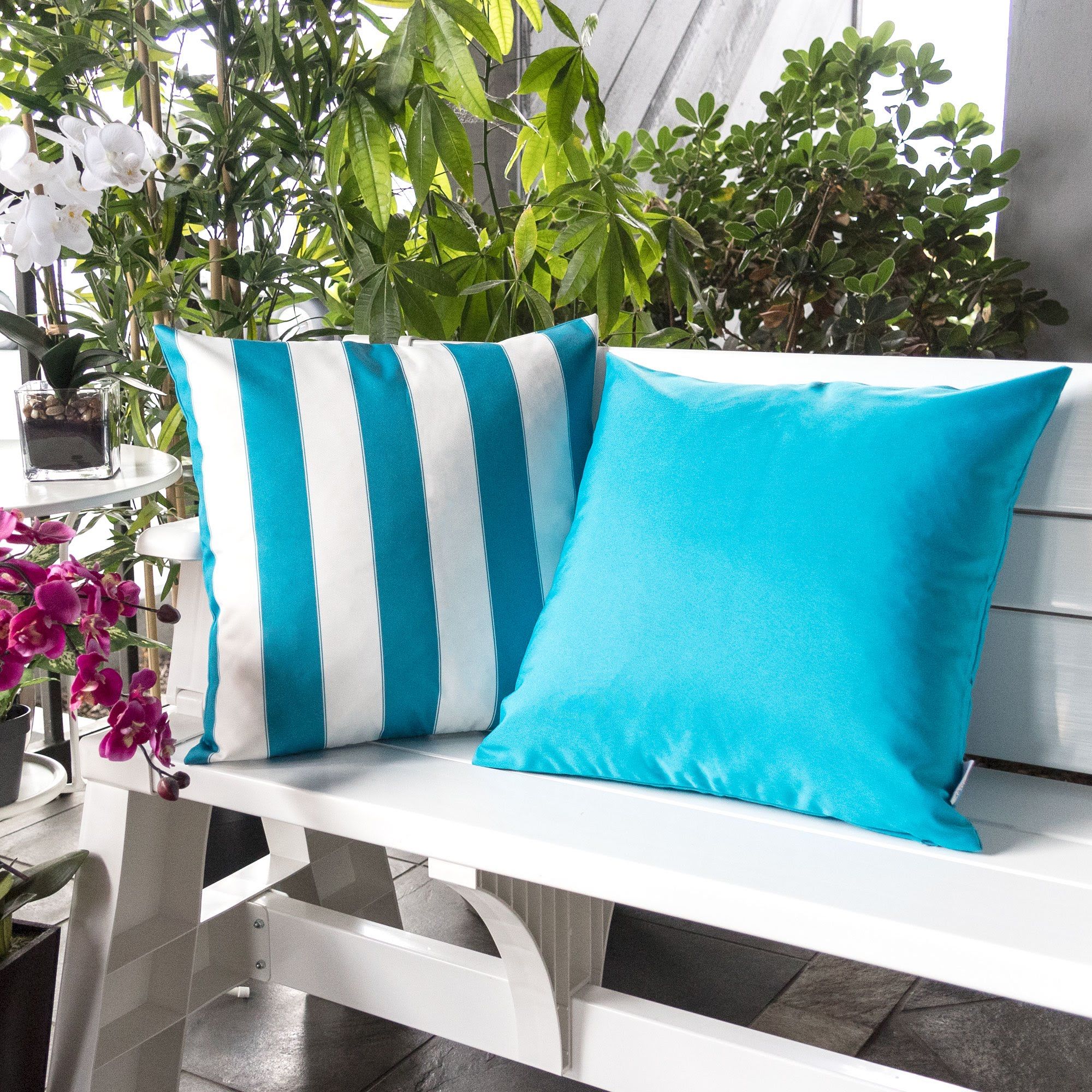 Horizon Stripe Pillow Outdoor & Indoor