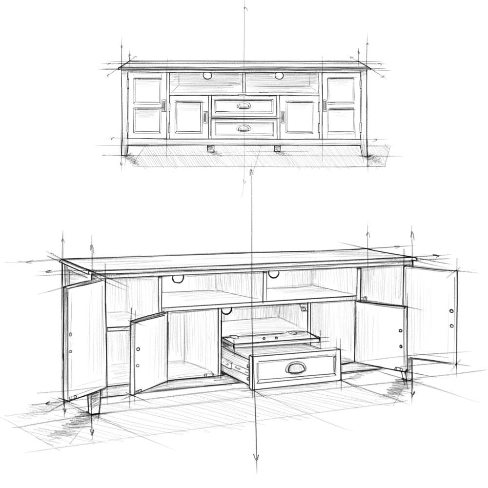 Burlington - TV Media Stand