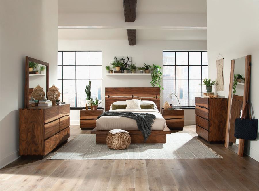 Winslow - Standing Floor Mirror - Smokey Walnut