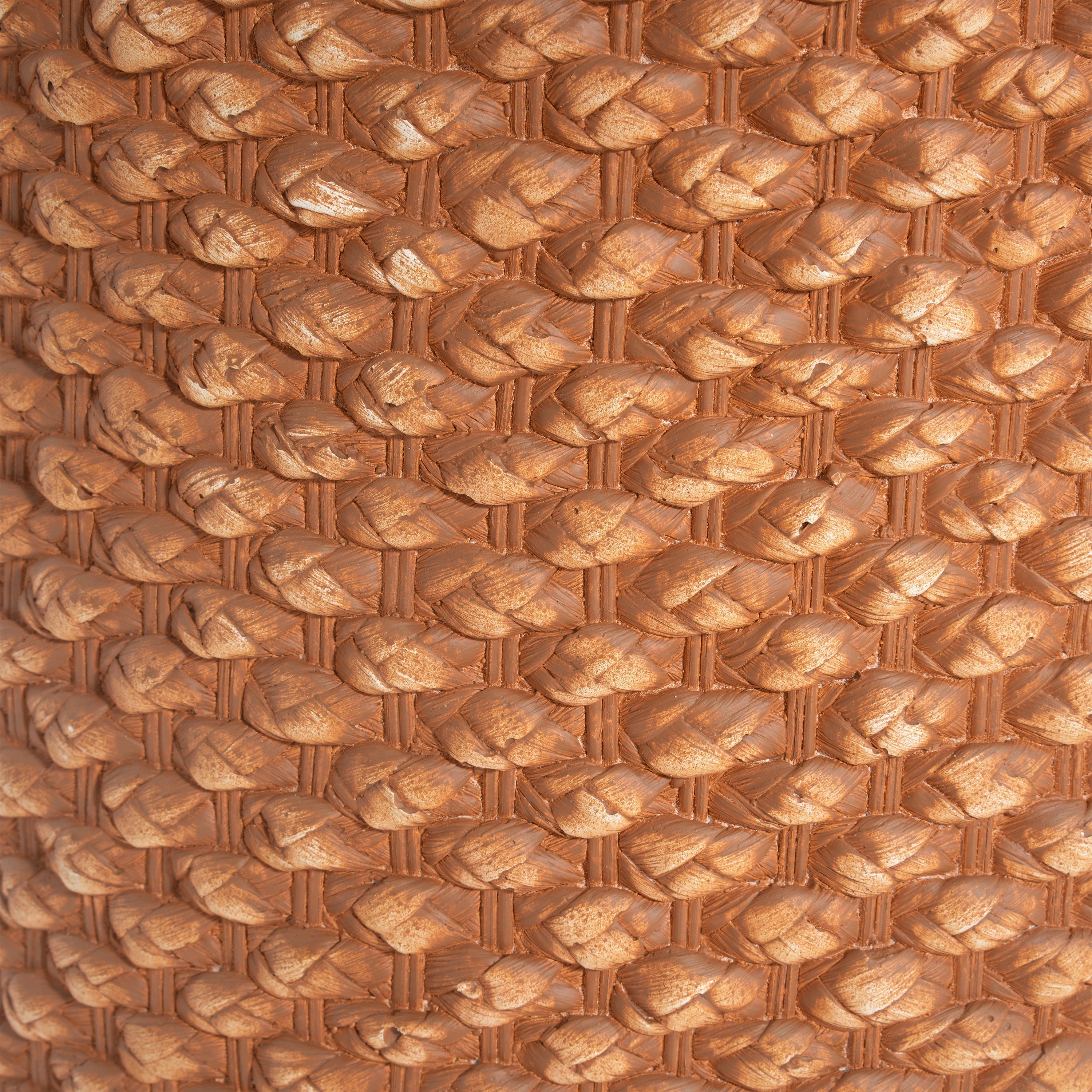 Evie Outdoor Patio Round MGO Side Table Brown