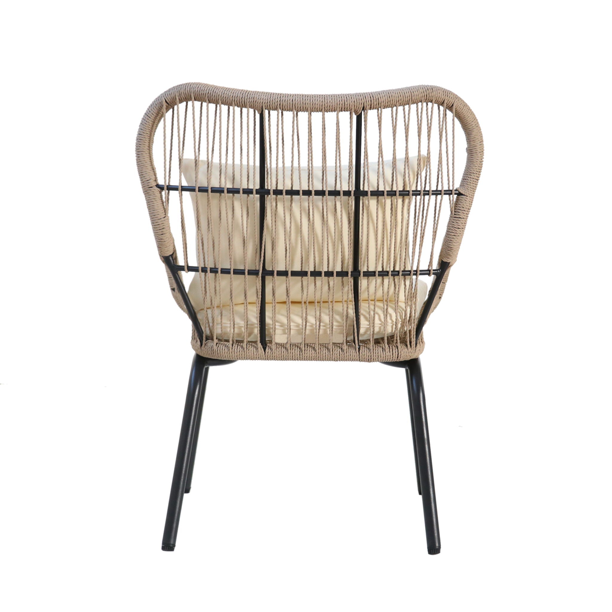 Southport - Club Chair With Woven Rope And Cushions