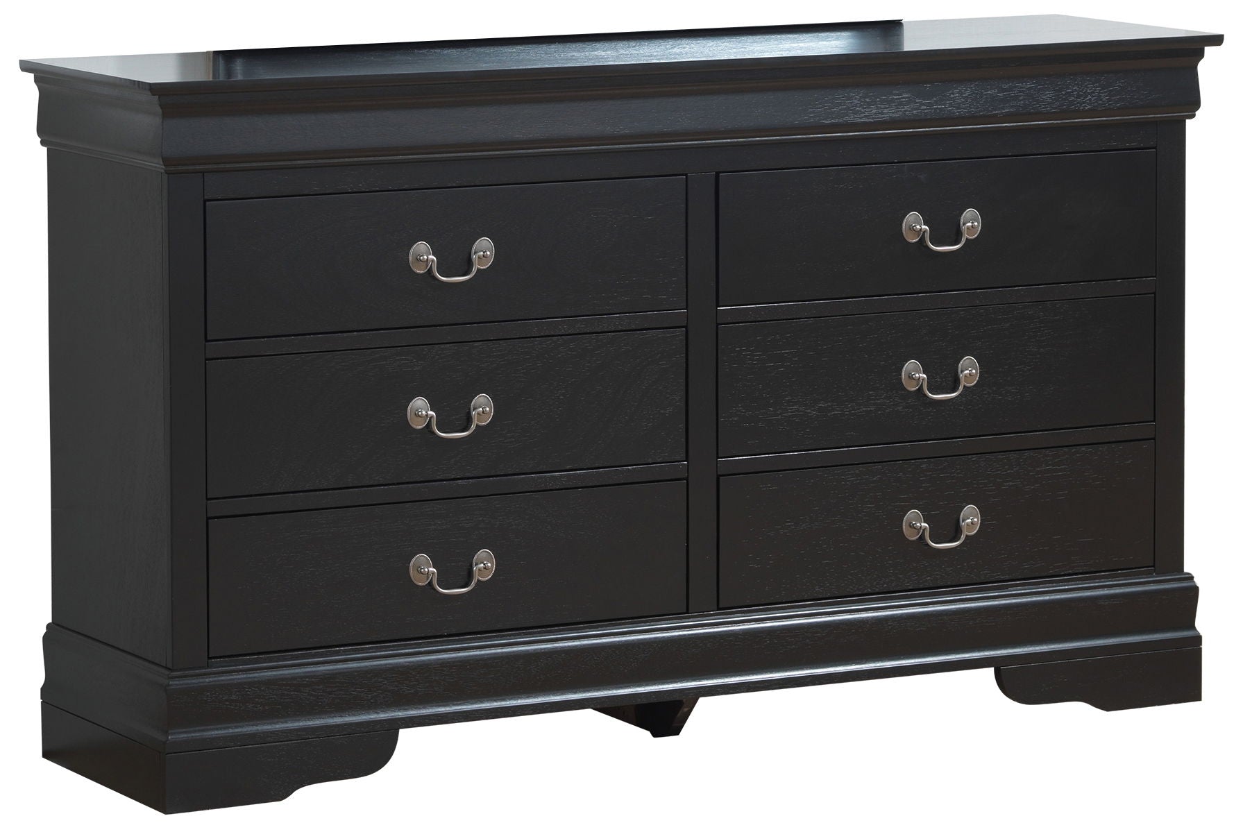 Traditional Dresser Elegant, Black Traditional Dresser Elegant, Black