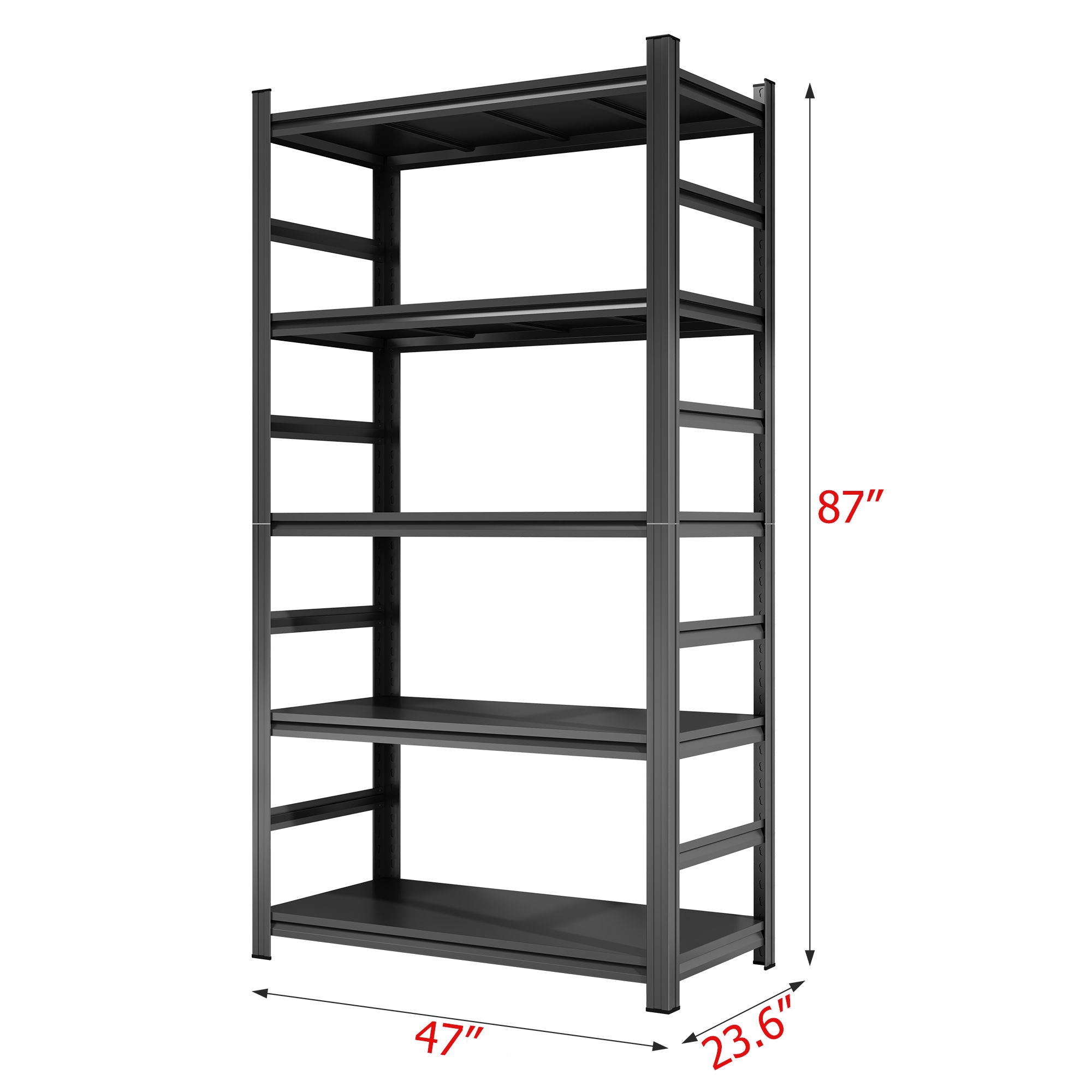 5 Tier Heavy Duty Shelving Unit Adjustable Shelving Units