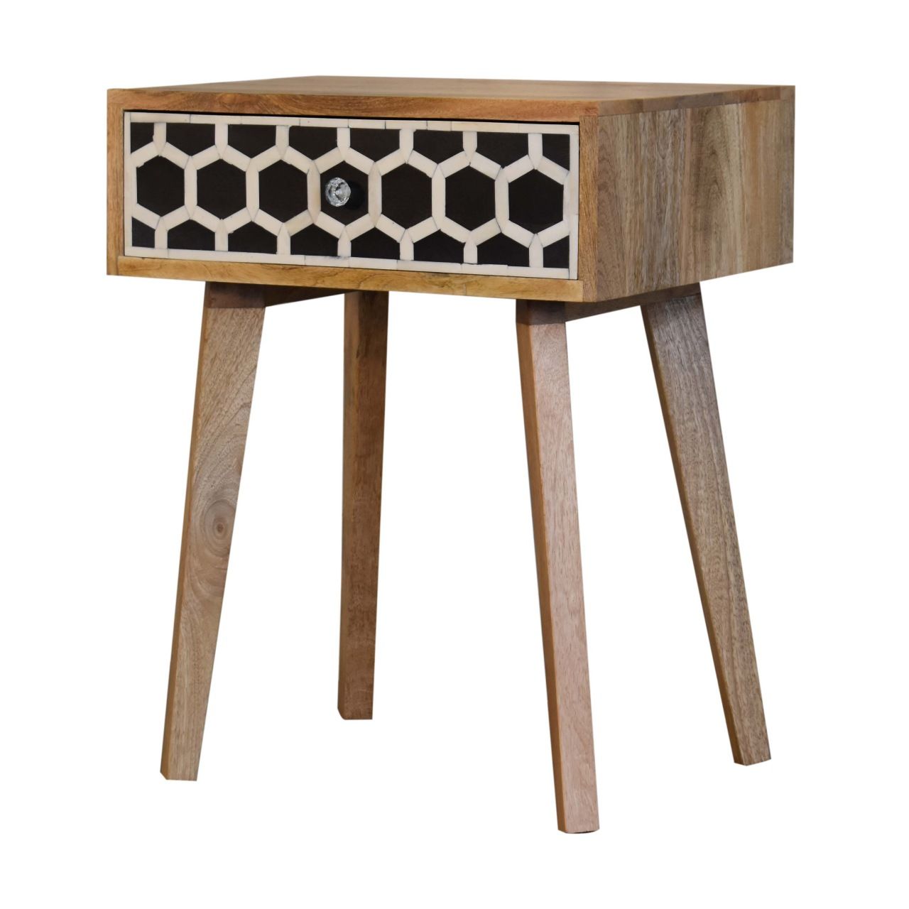 Inlay - Bone Inlay Drawer Nightstand
