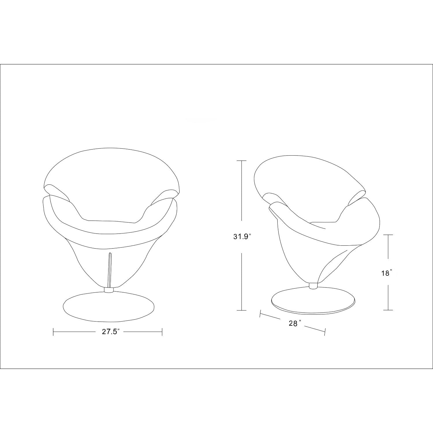 Tulip - Swivel Lounge Chair