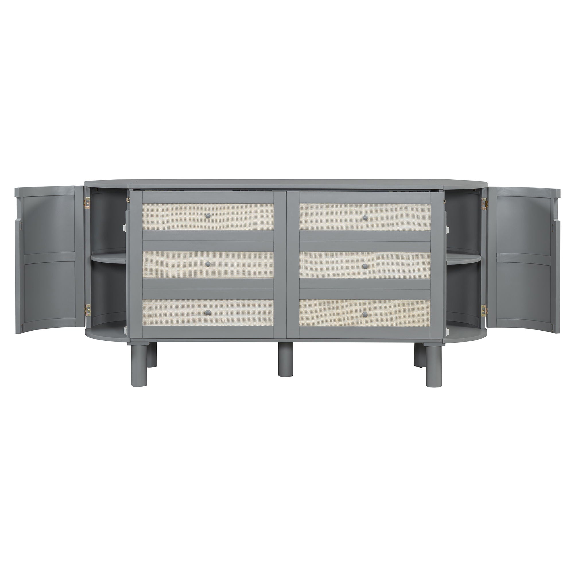 Murphy Bed With Hidden Storage & Modern Woven Design