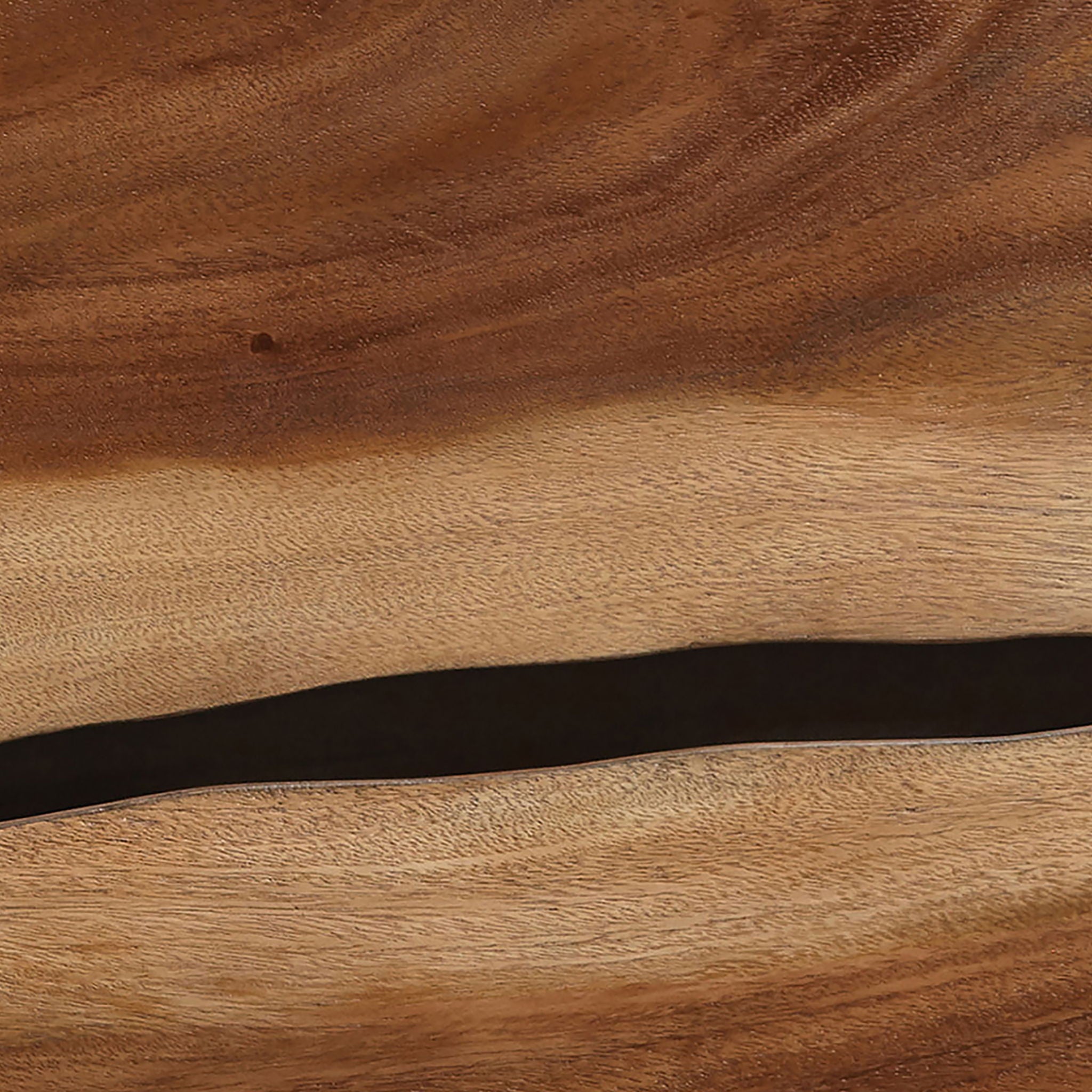 2 Drawer Nightstand With Drawer - Brown