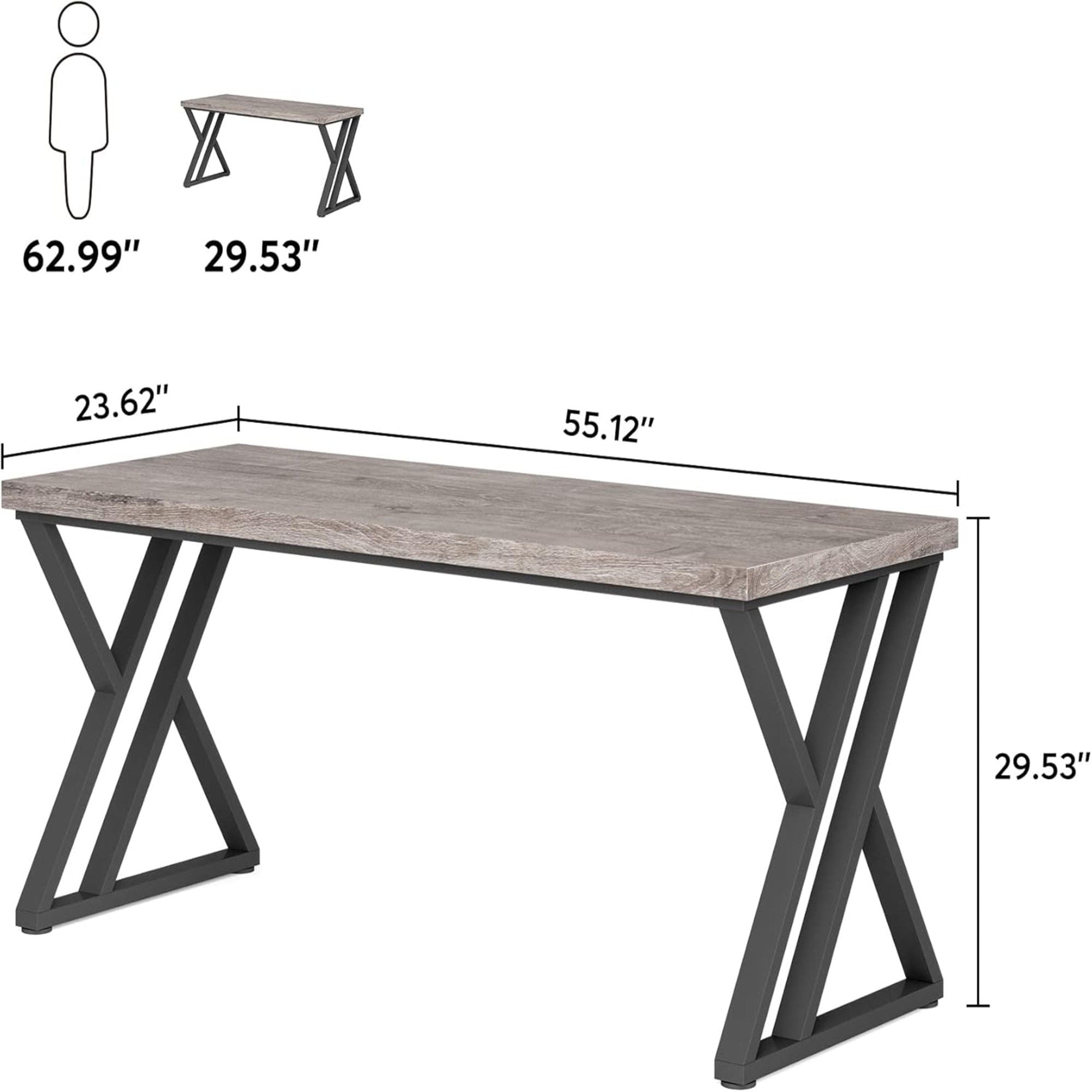 Writing Desk With Z-Shaped Legs