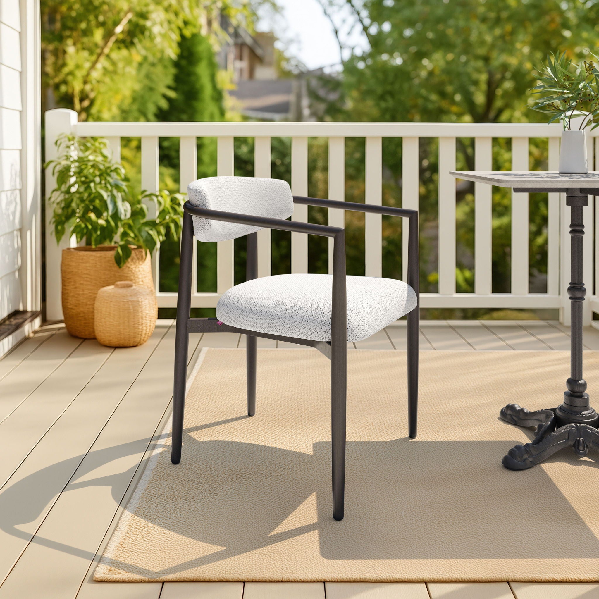 Midori - Outdoor Dining Chair - White