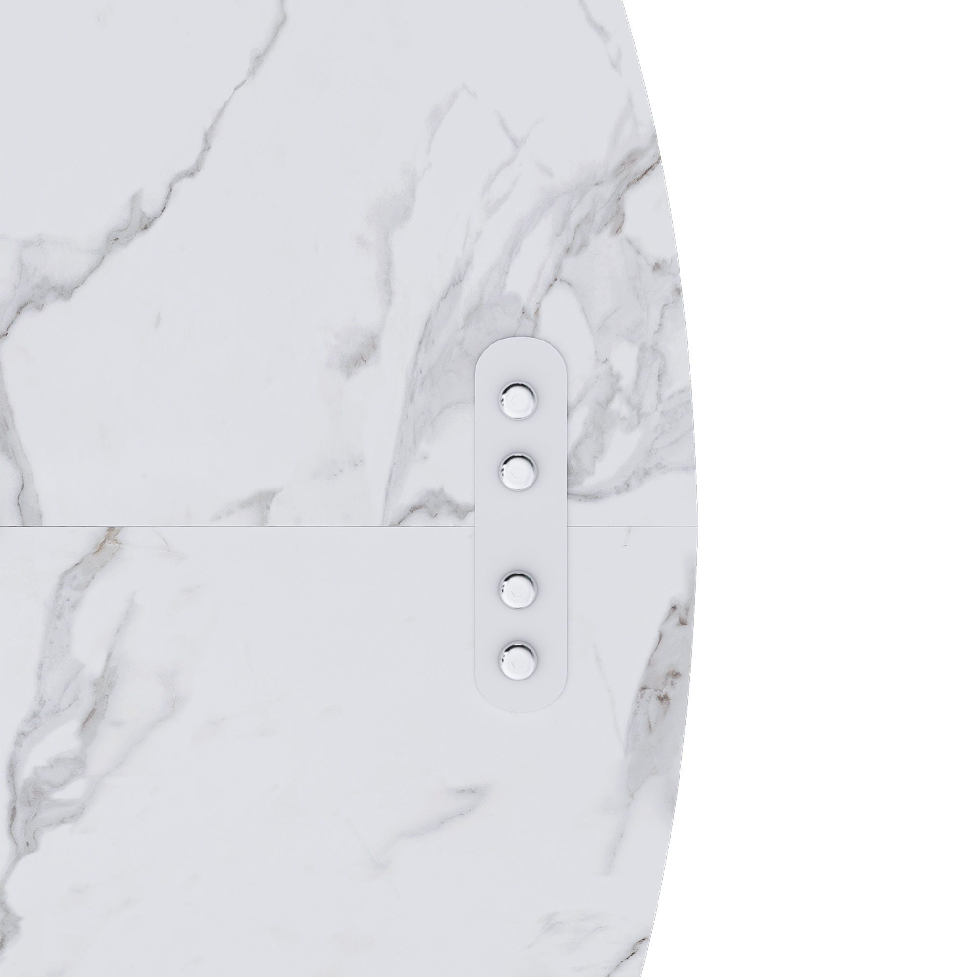Round Dining Table For 4 - White