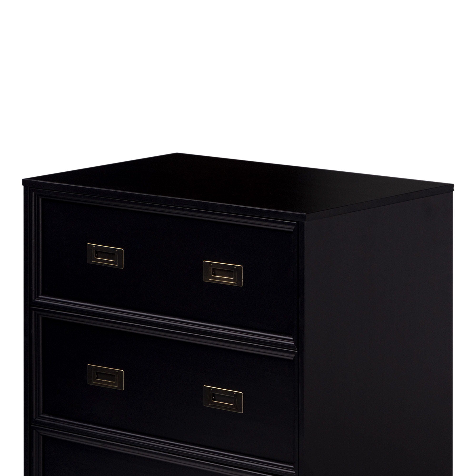 Classic 4 Drawer Dresser - Black
