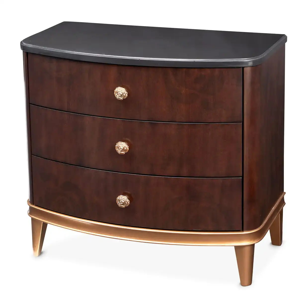 Camellia Field - Nightstand - Warm Pecan