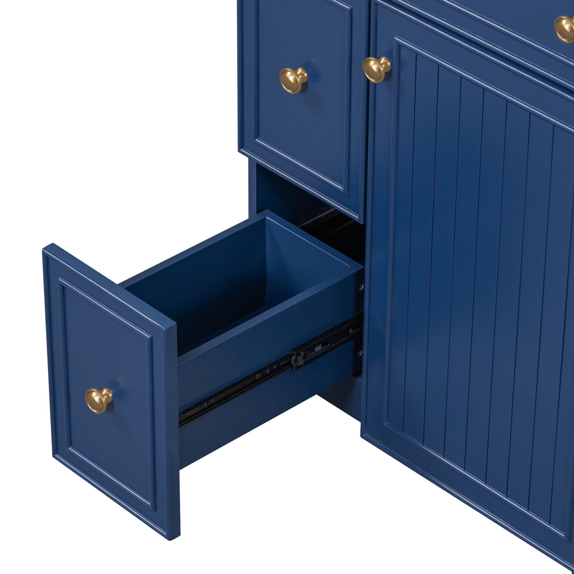 Bathroom Vanity Cabinet With Sink - Blue