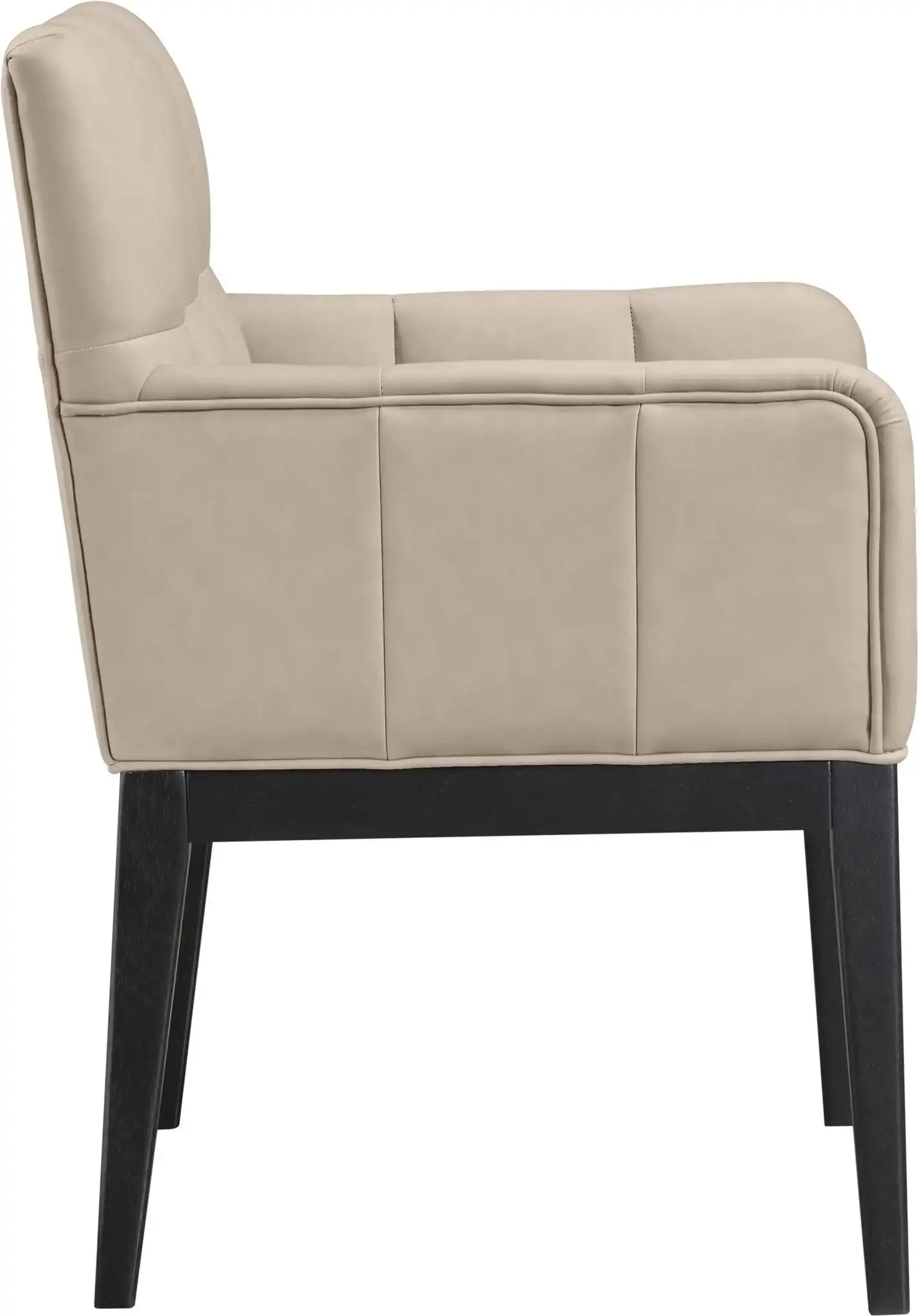 Adrian - Dining Arm Chair (Set of 2) - Black Legs