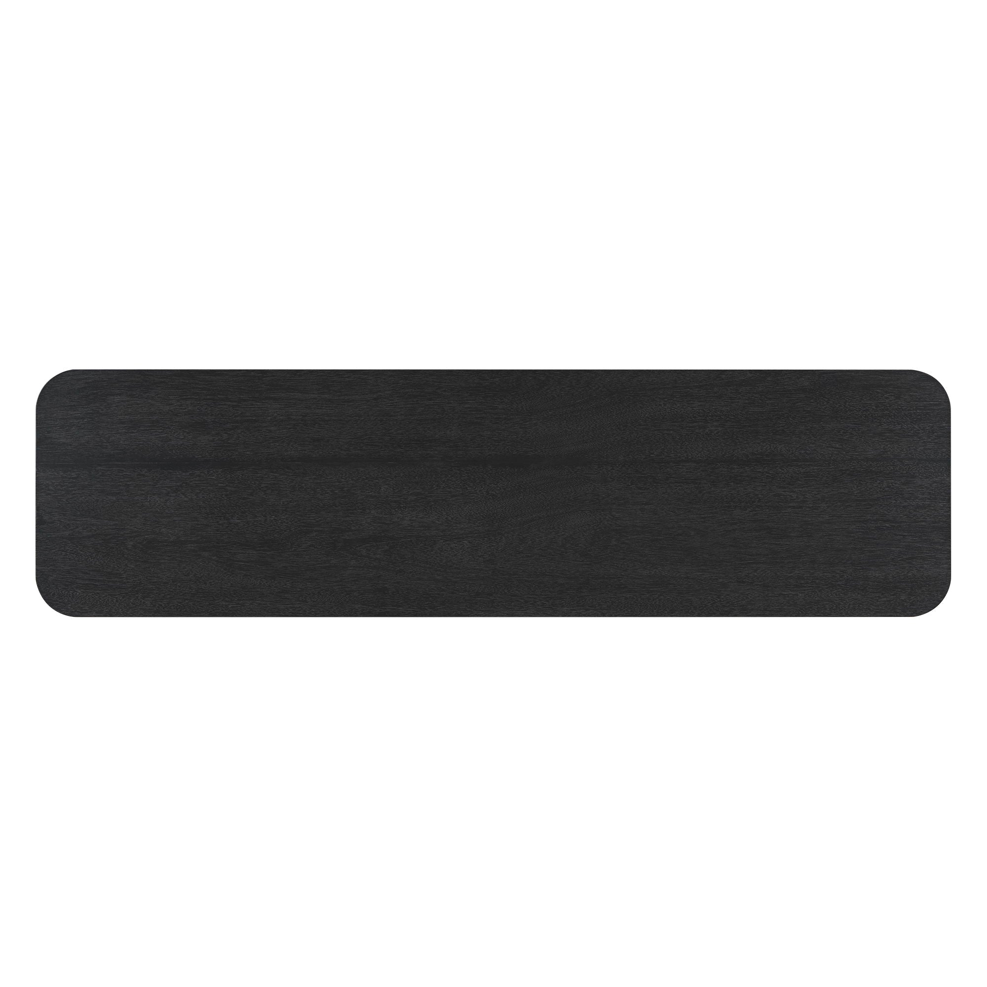 Console Table With Curved Corners And U Base Design