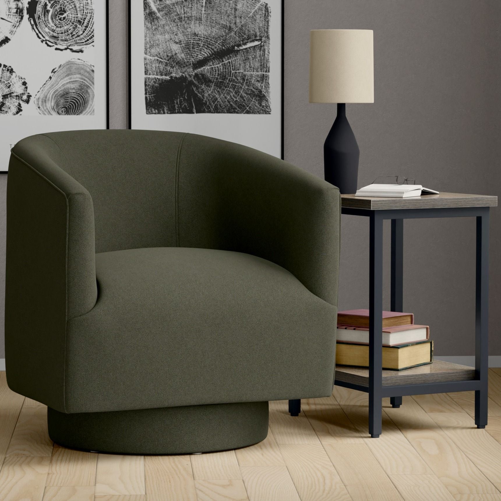 Accent Chair With Swivel Function