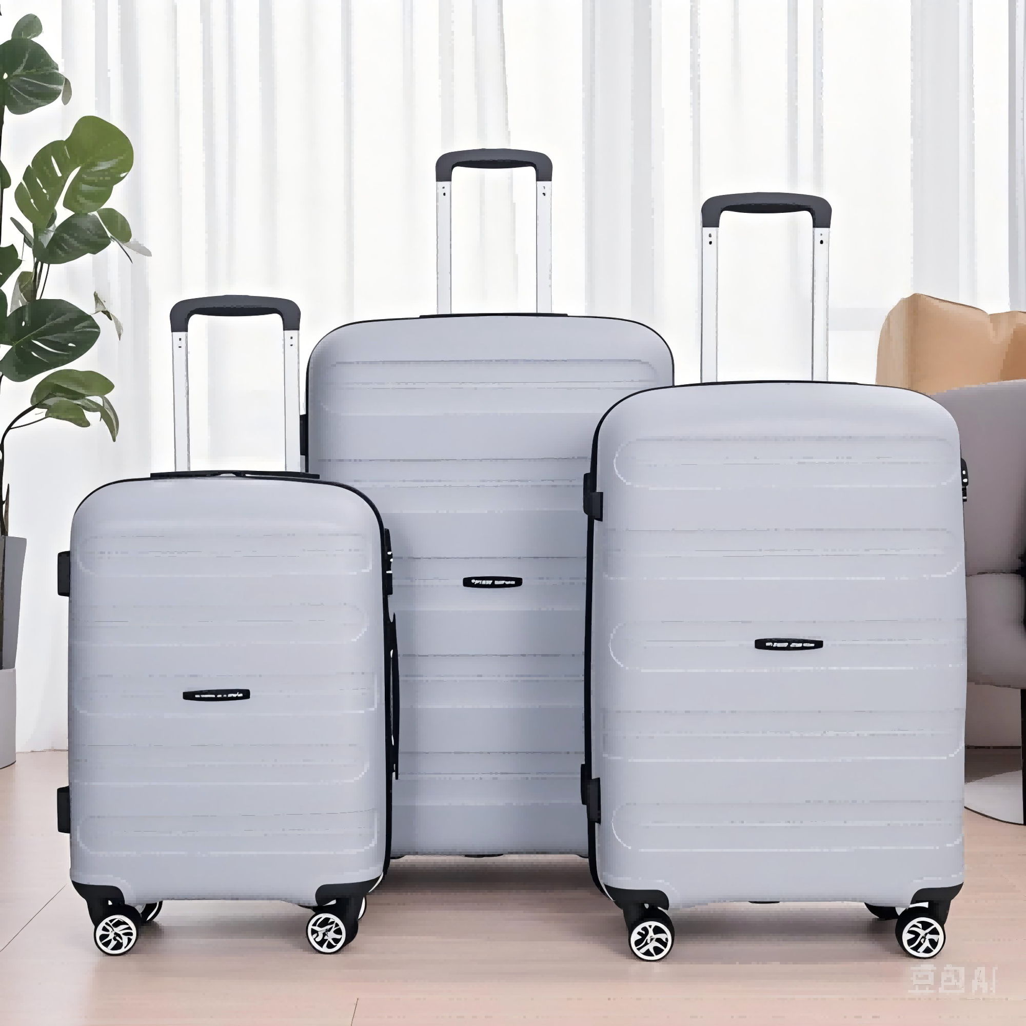 3 Piece Set Hardshell Suitcase Spinner Wheels