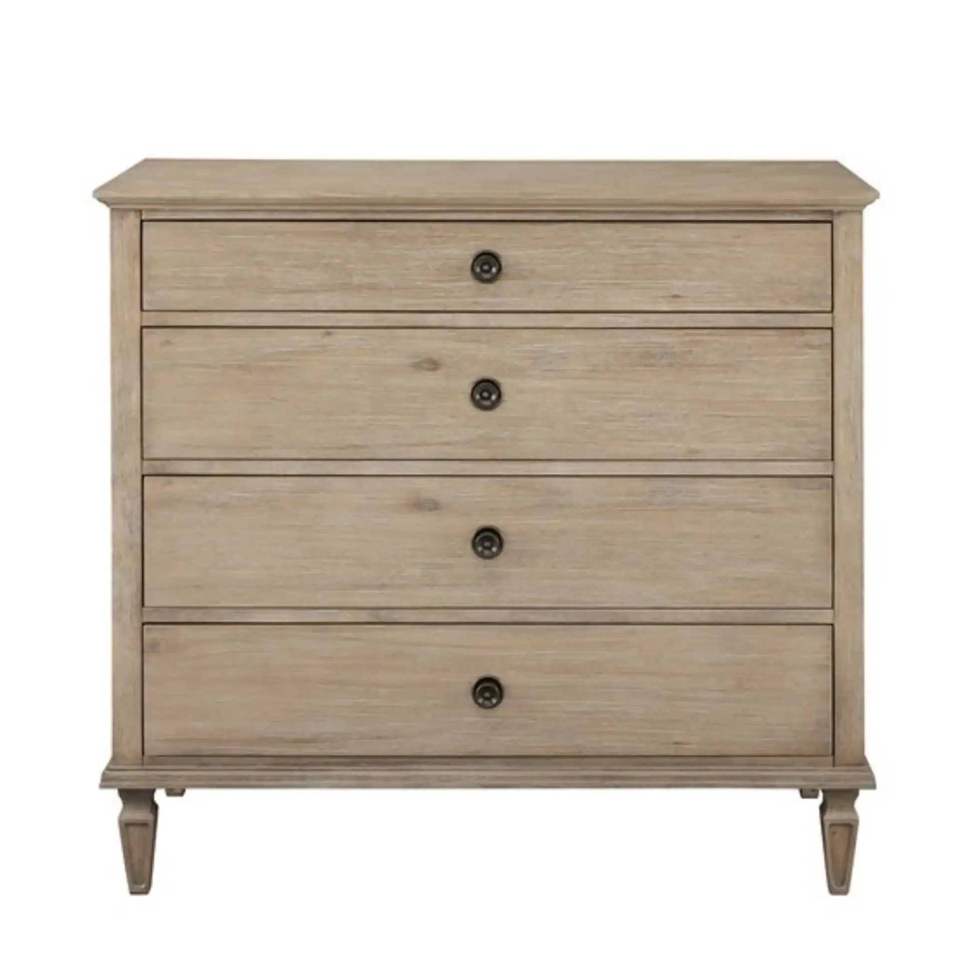French Inspired Small Dresser - Wire Brushed Light Natural - Best Buy Furniture