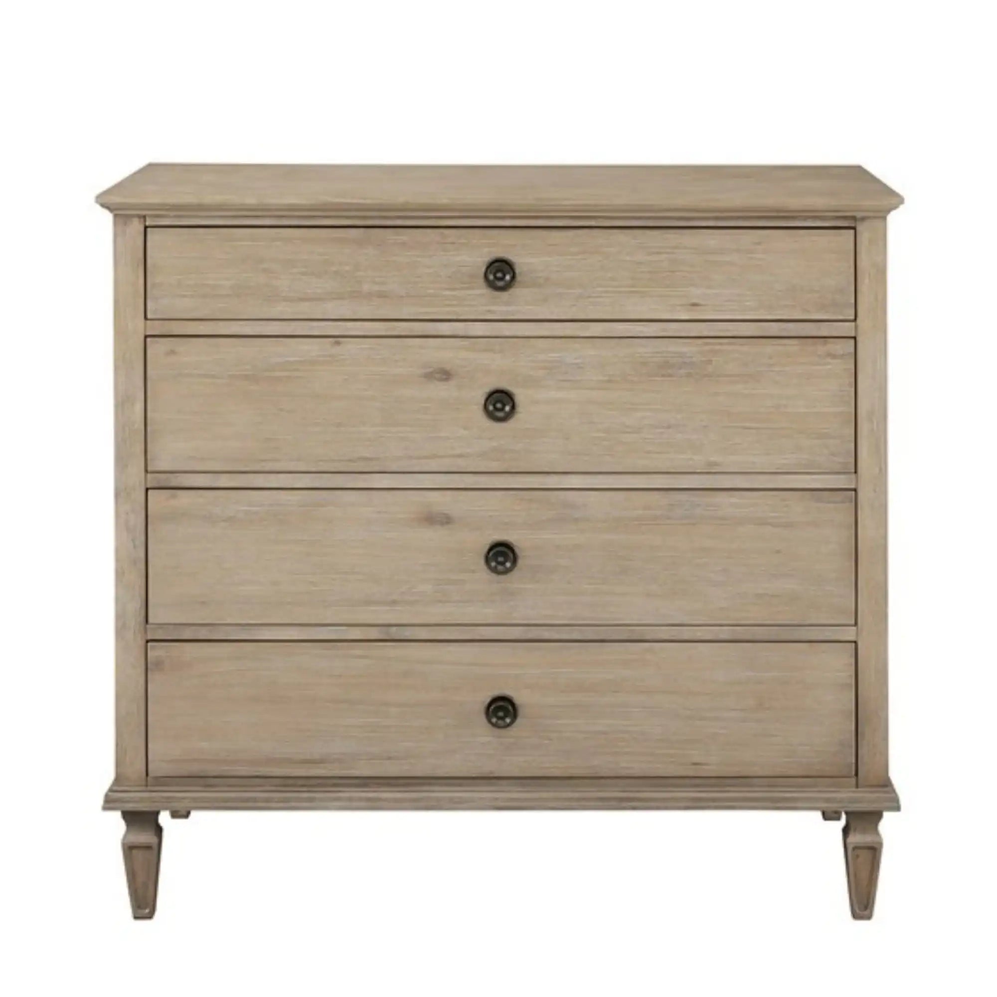 French Inspired Small Dresser - Wire Brushed Light Natural - Best Buy Furniture