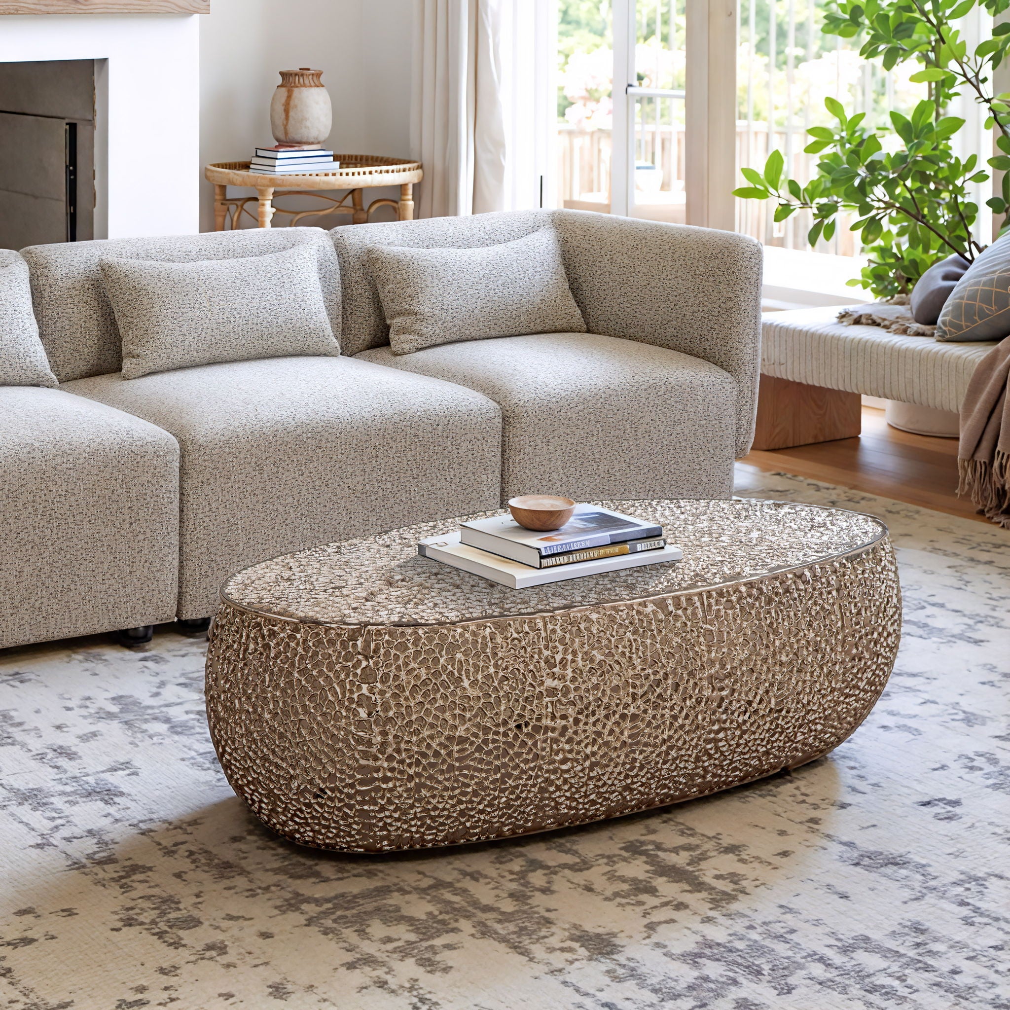 Argento - Coffee Table - Silver