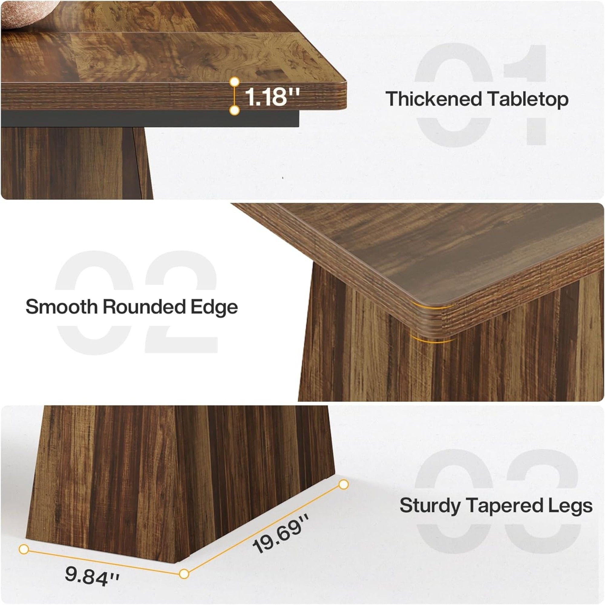 Executive Desk, Workstation With Double Trapezoid Base