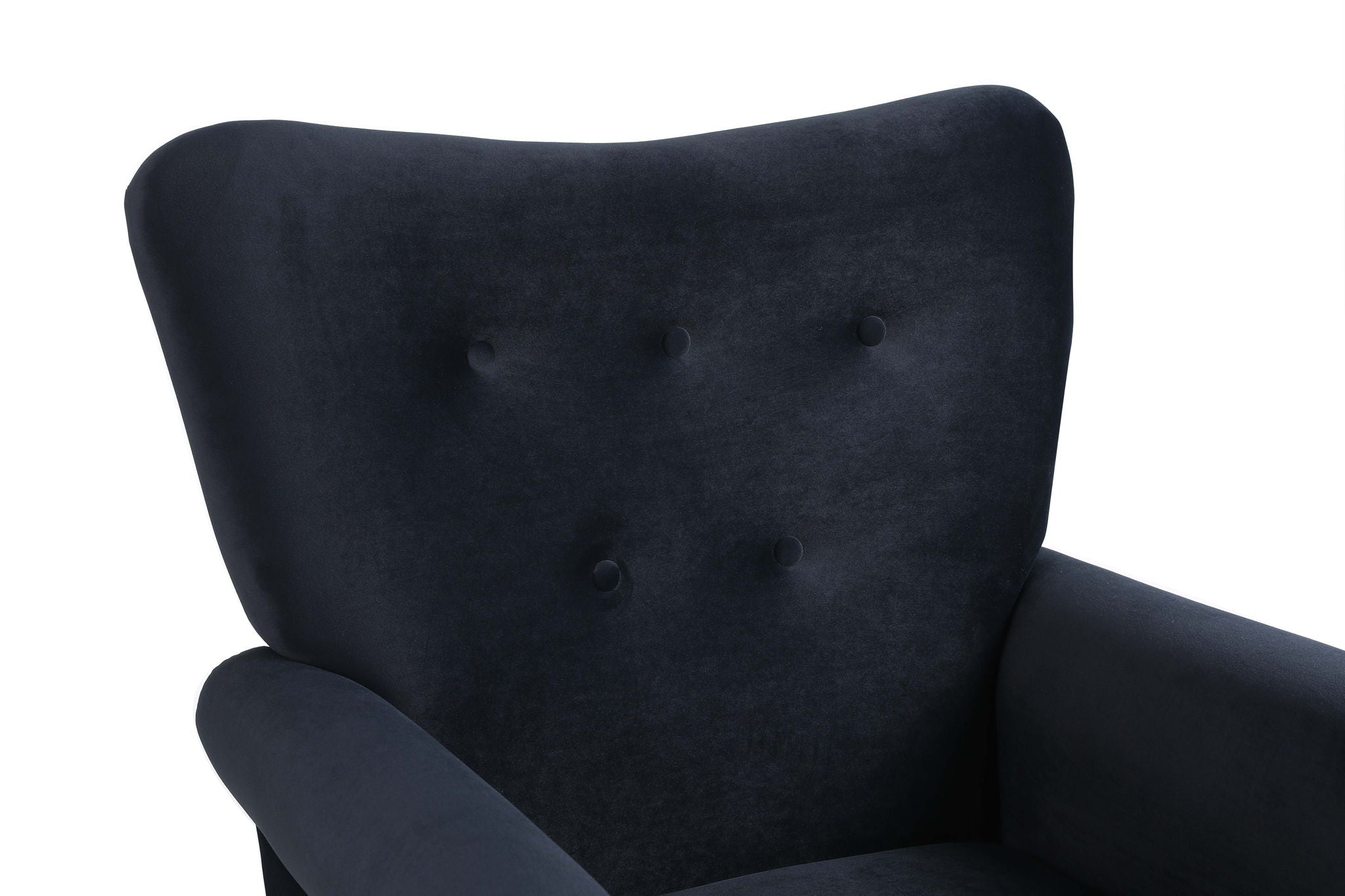 Modern Rocking Chair, Upholstered Accent Chair For Nursery, Small Contemporary Rocke