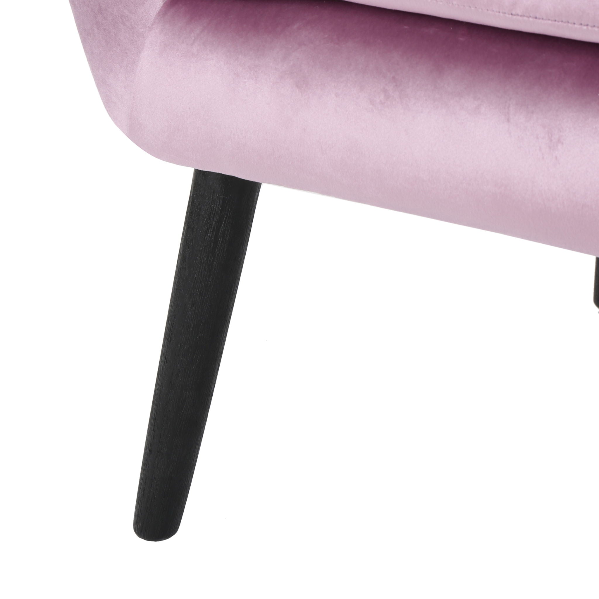 Alyssa - Mid Century Upholstered Arm Chair With Wingback Design