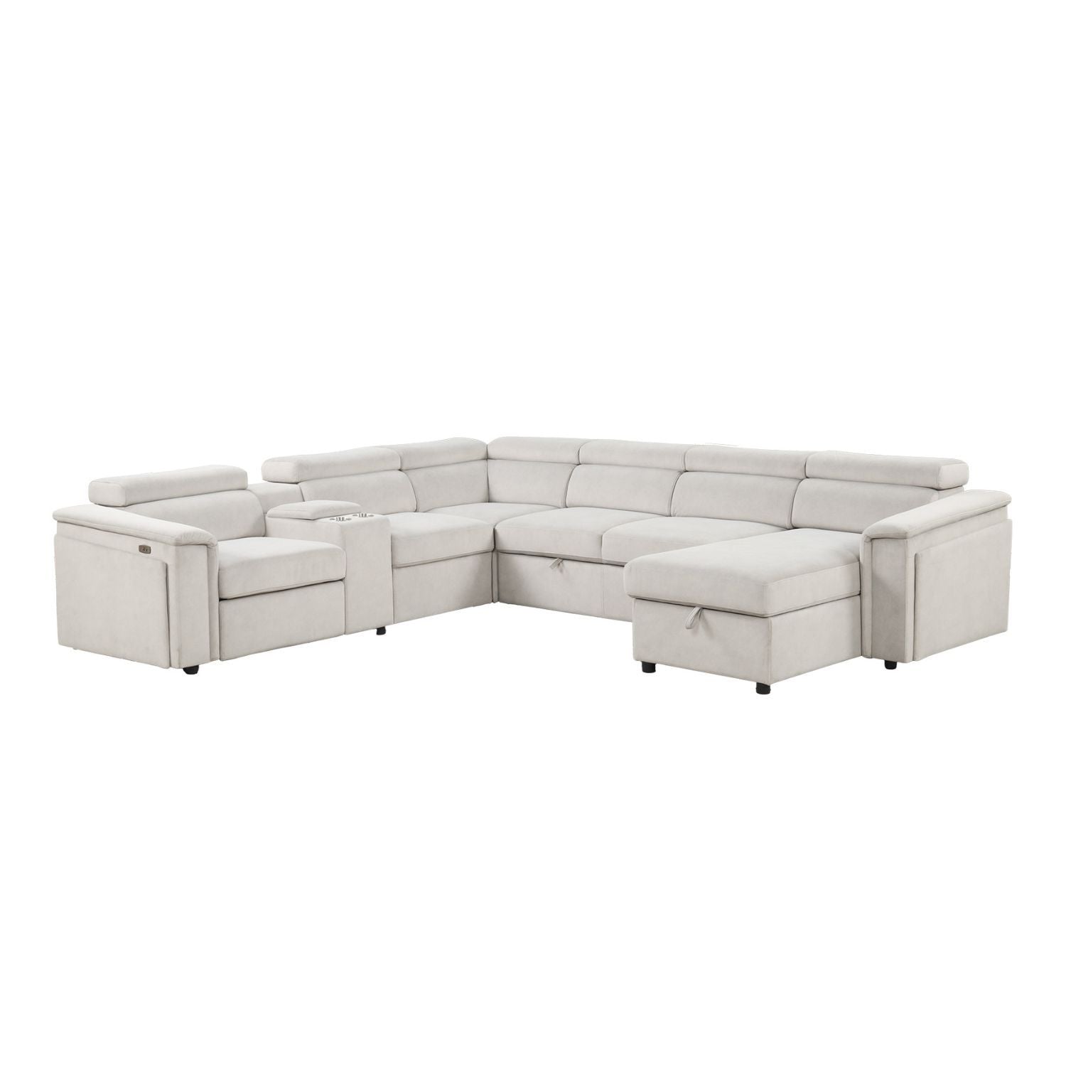 Harvey - Power Recliner Sleeper Sectional