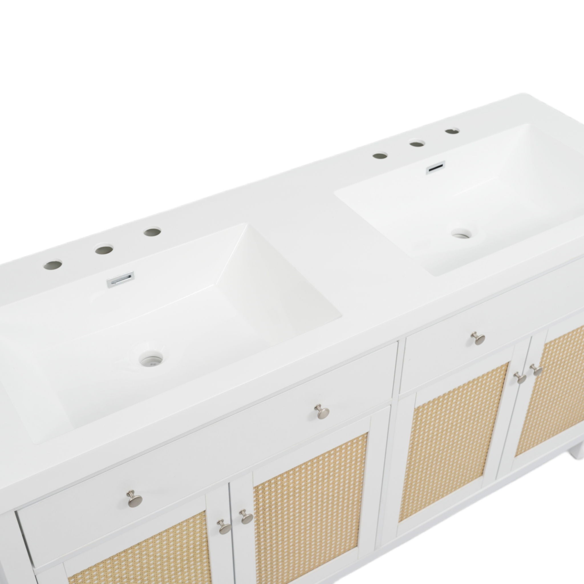 Bathroom Vanity With Double Sink, Large Storage Space