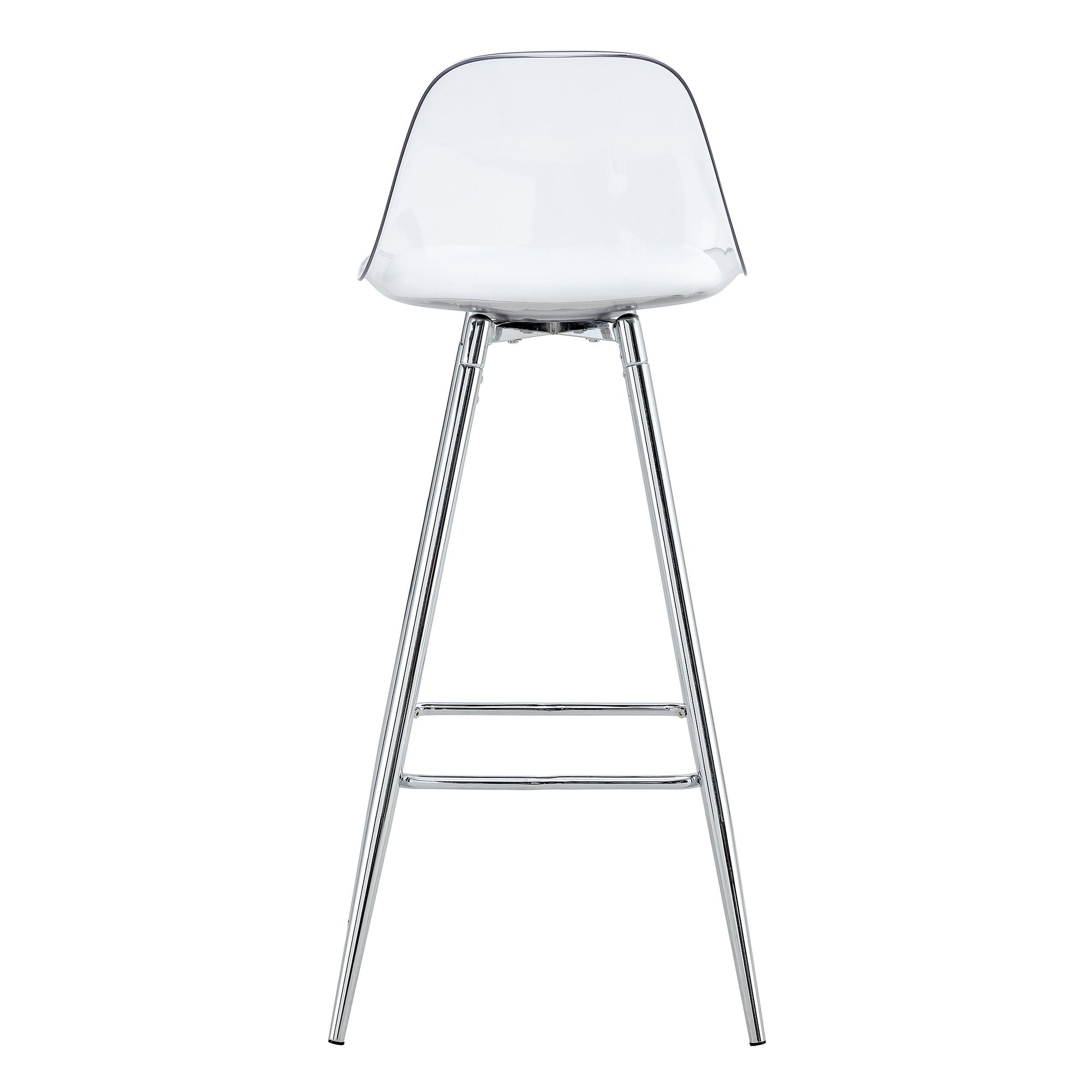 Stylish Upholstered Bar Chairs With Metal Leg