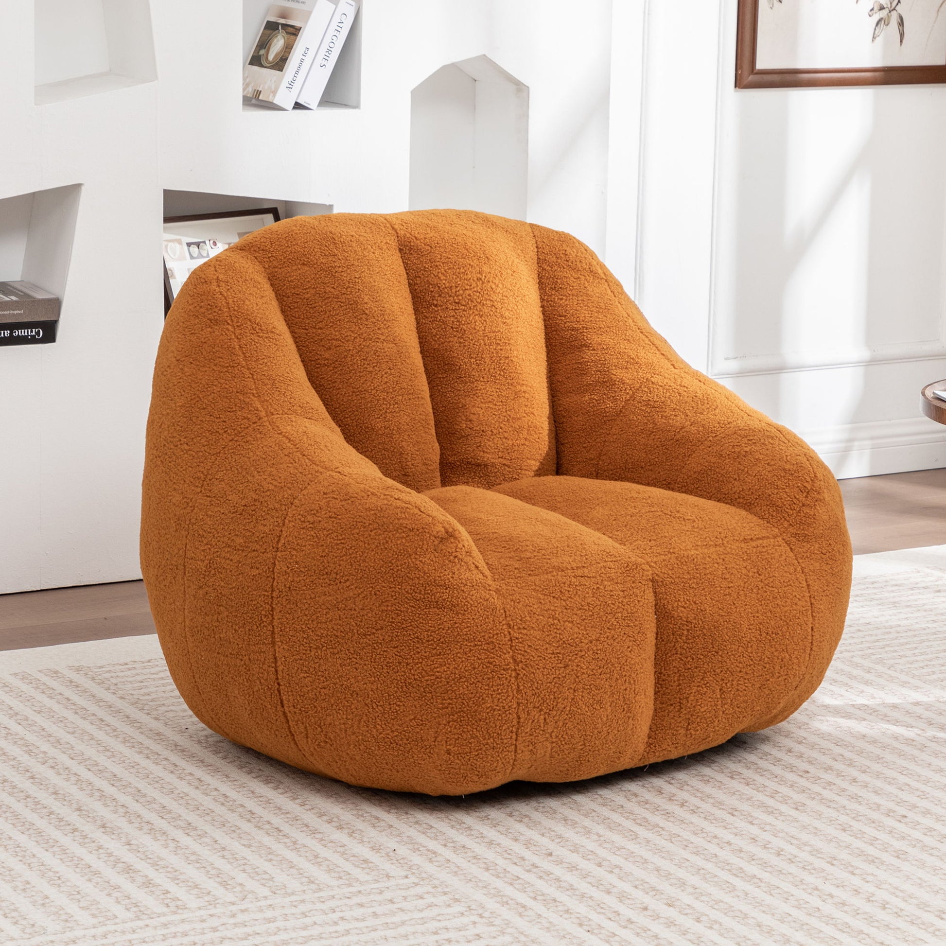 Comfy Bean Bag Chair With Memory Foam Filler, Tufted Soft - Best Buy Furniture