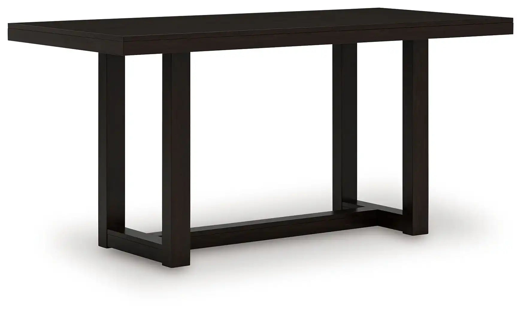 Neymorton - 5 Pc. - Rectangular Dining Room Counter Table, 4 Barstools - Dark Grayish Brown