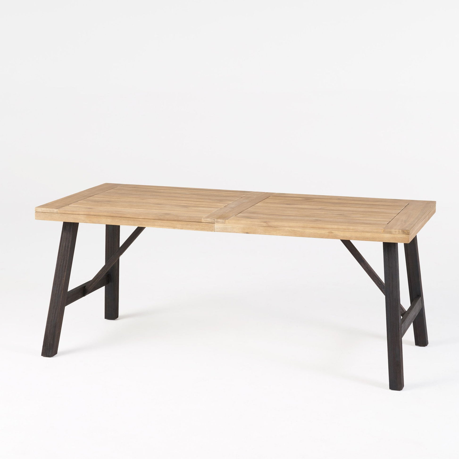 Outdoor Dining Set With 2 Bench And 1 Dining Table - Light Brown - Best Buy Furniture
