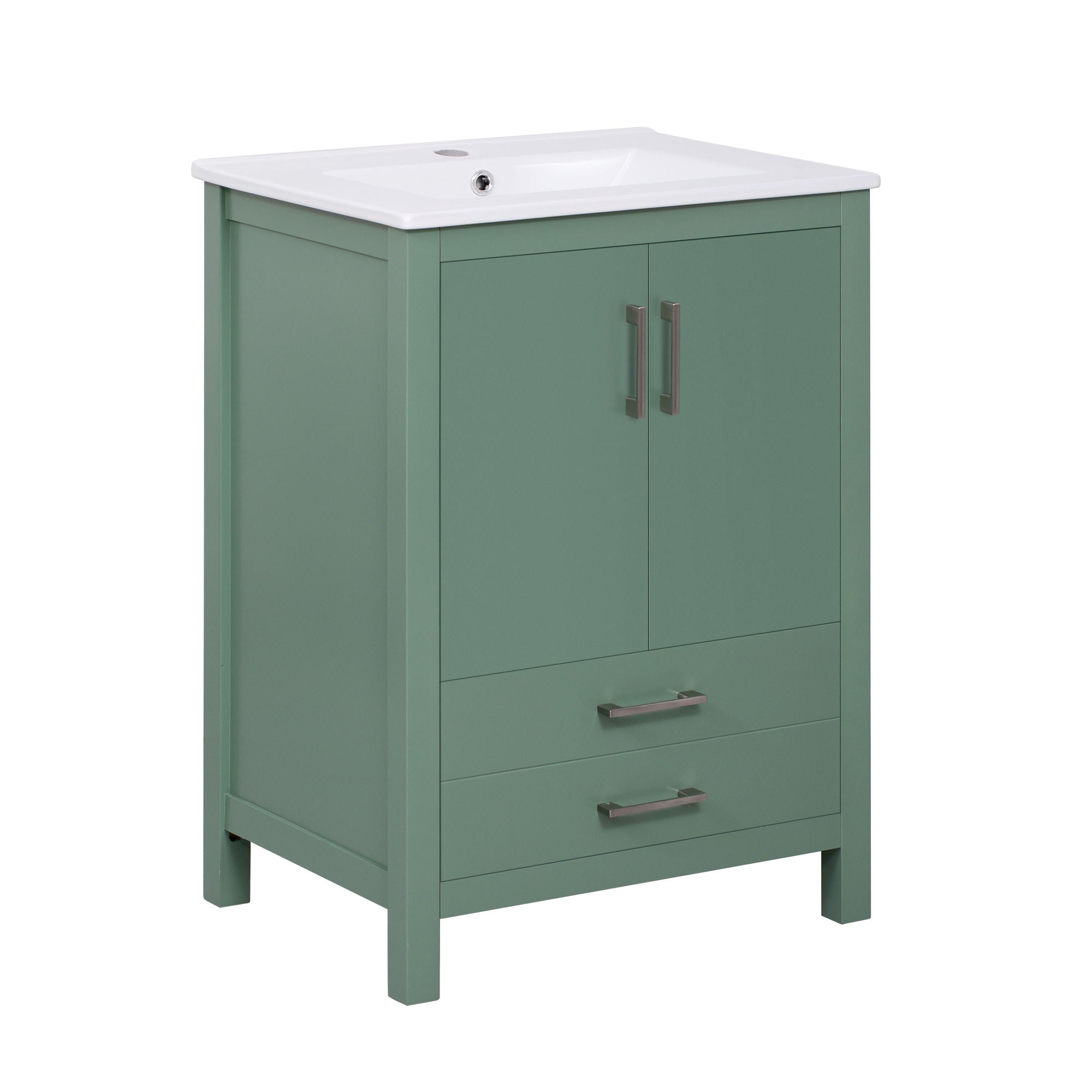 Bathroom Vanity With Sink Combo, Freestanding Storage Cabinet, Soft Closing Doors
