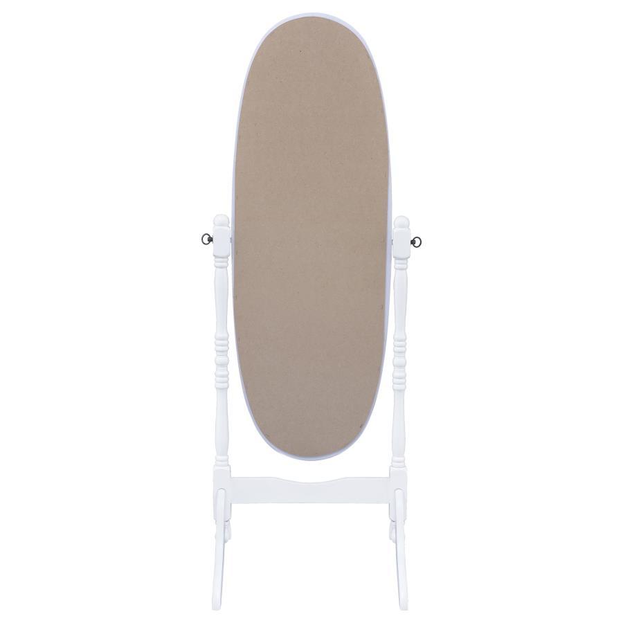 Foyet - Wood Adjustable Length Cheval Mirror - Best Buy Furniture