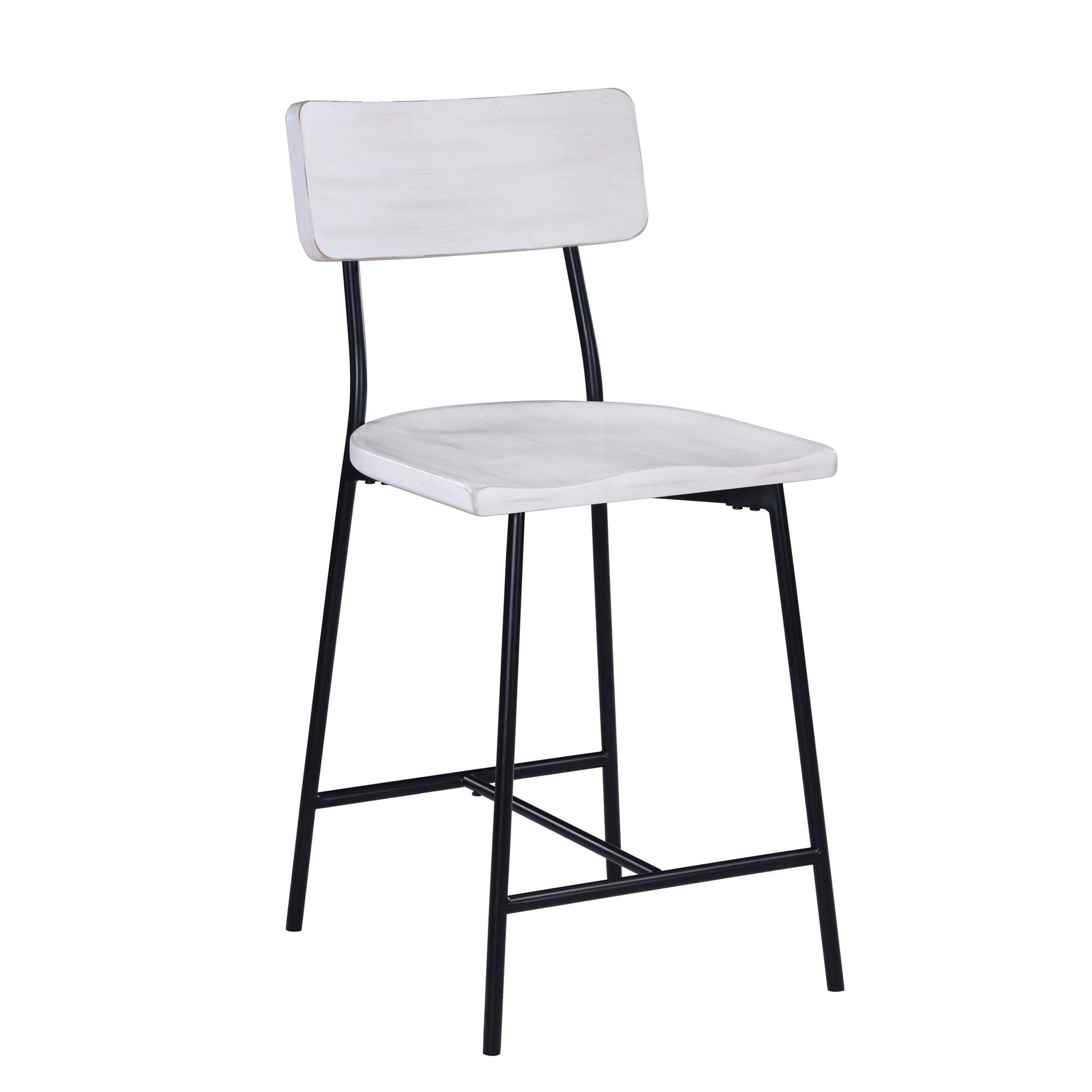 Badin - Counter Stool - White Washed - Best Buy Furniture