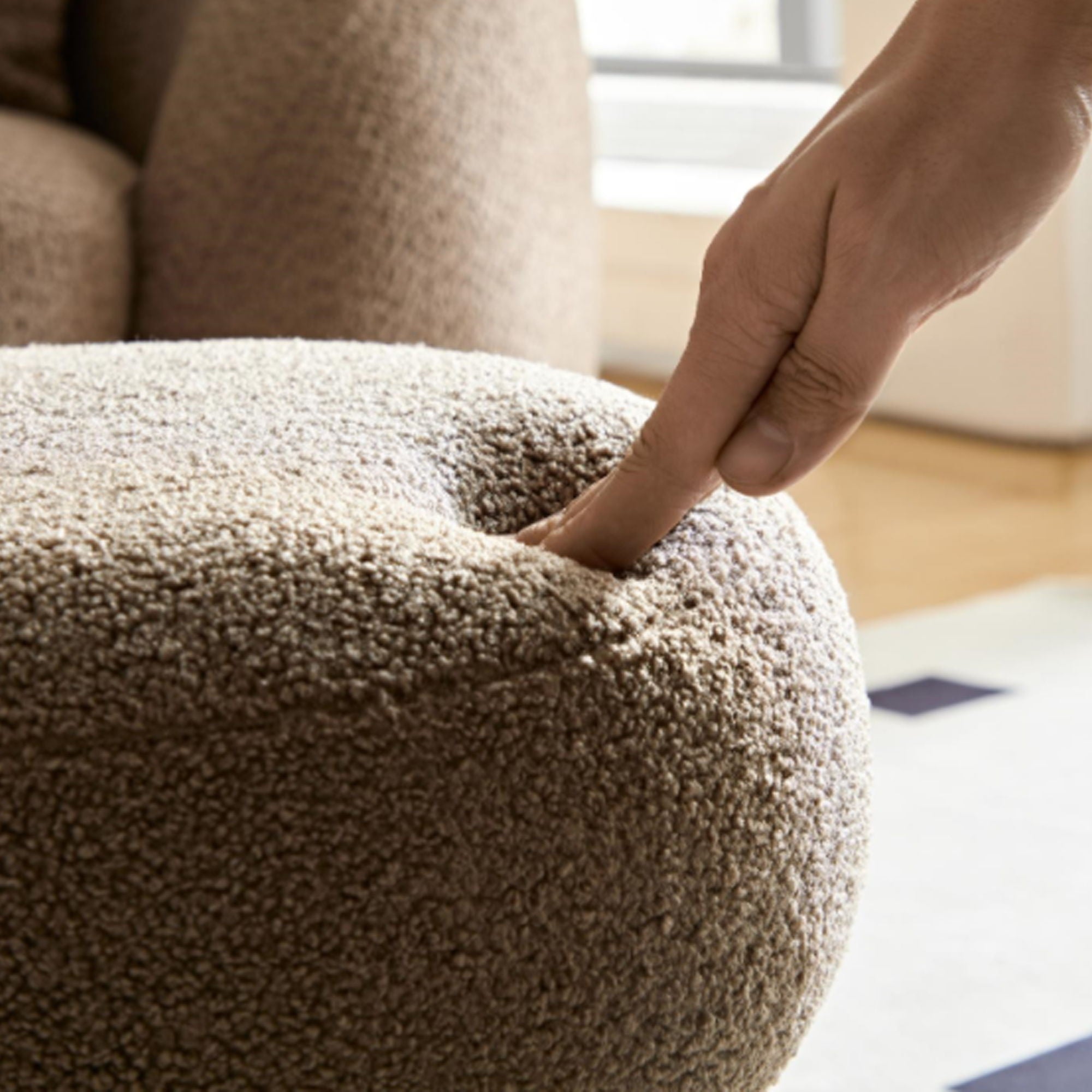 Versatile Mushroom Stool With Cushion - Best Buy Furniture