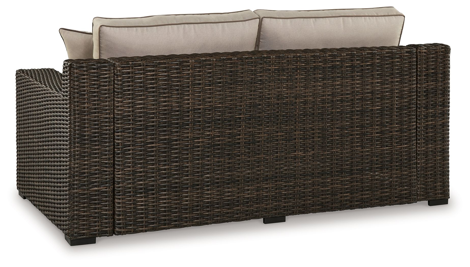 Coastline Bay - Loveseat W/Cushion - Brown - Best Buy Furniture