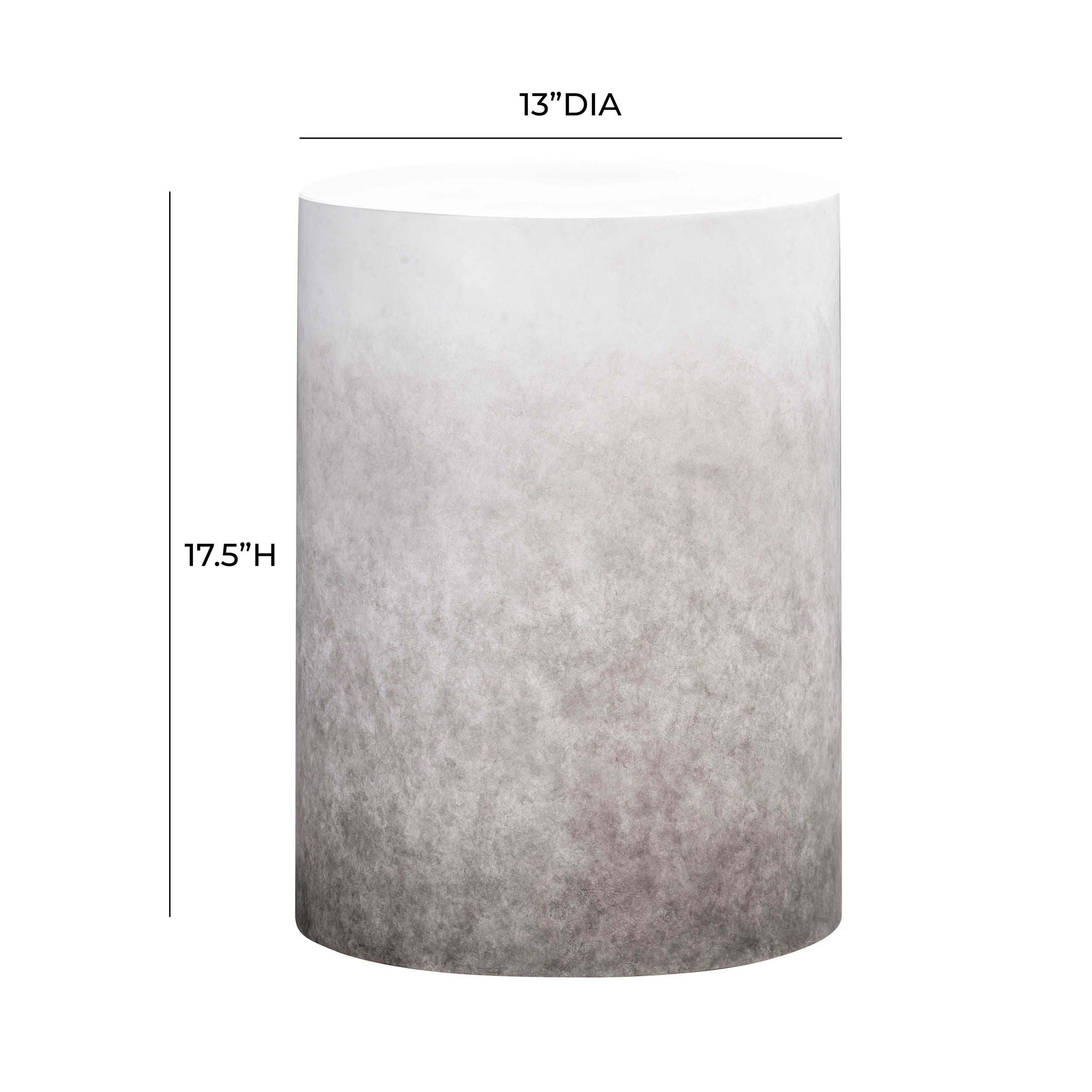 Sarana - Ombre Stool - Gray