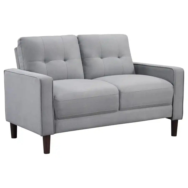 Bowen - Upholstered Track Arm Tufted Loveseat - Best Buy Furniture