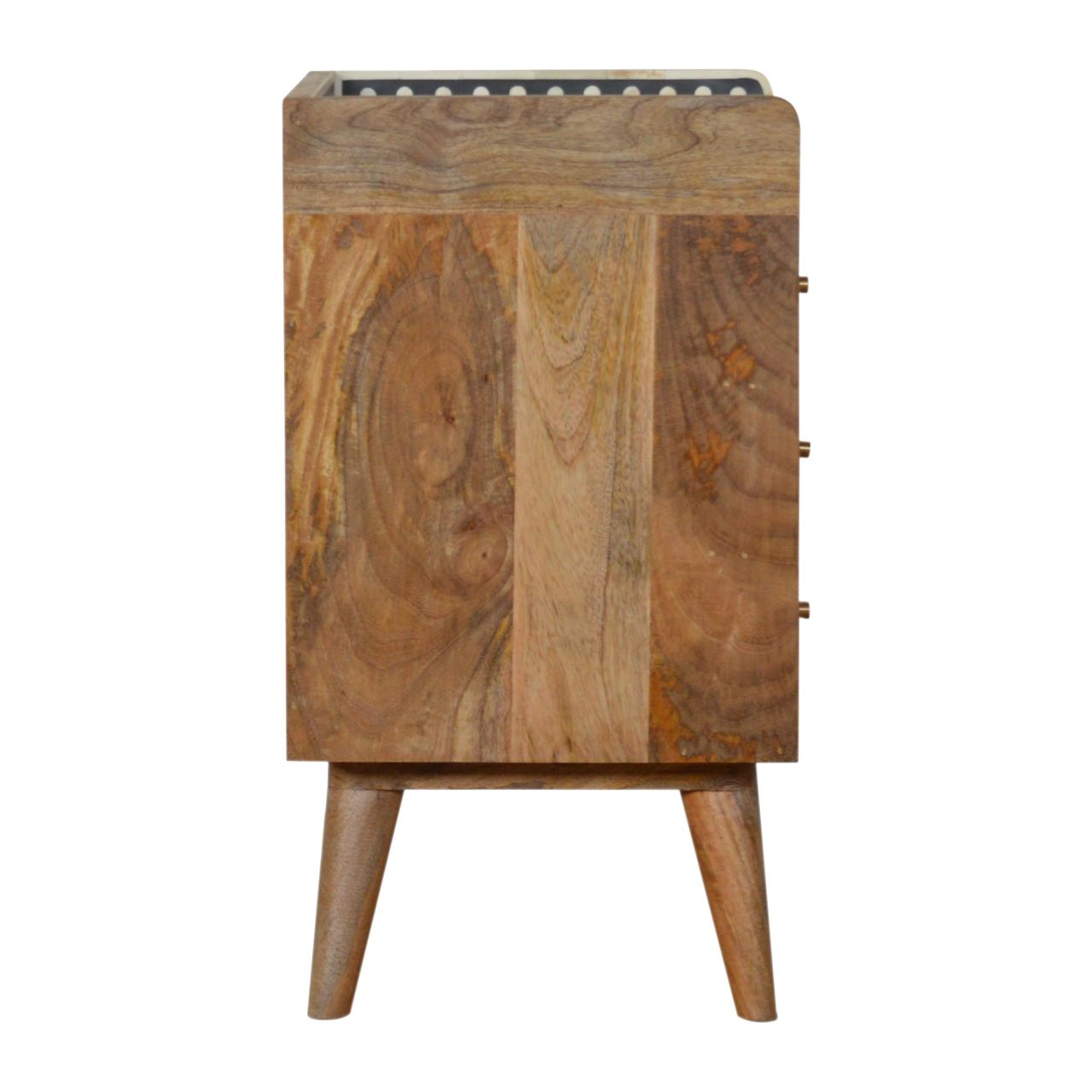 Inlay - Bone Gallery Back Nightstand - Brown