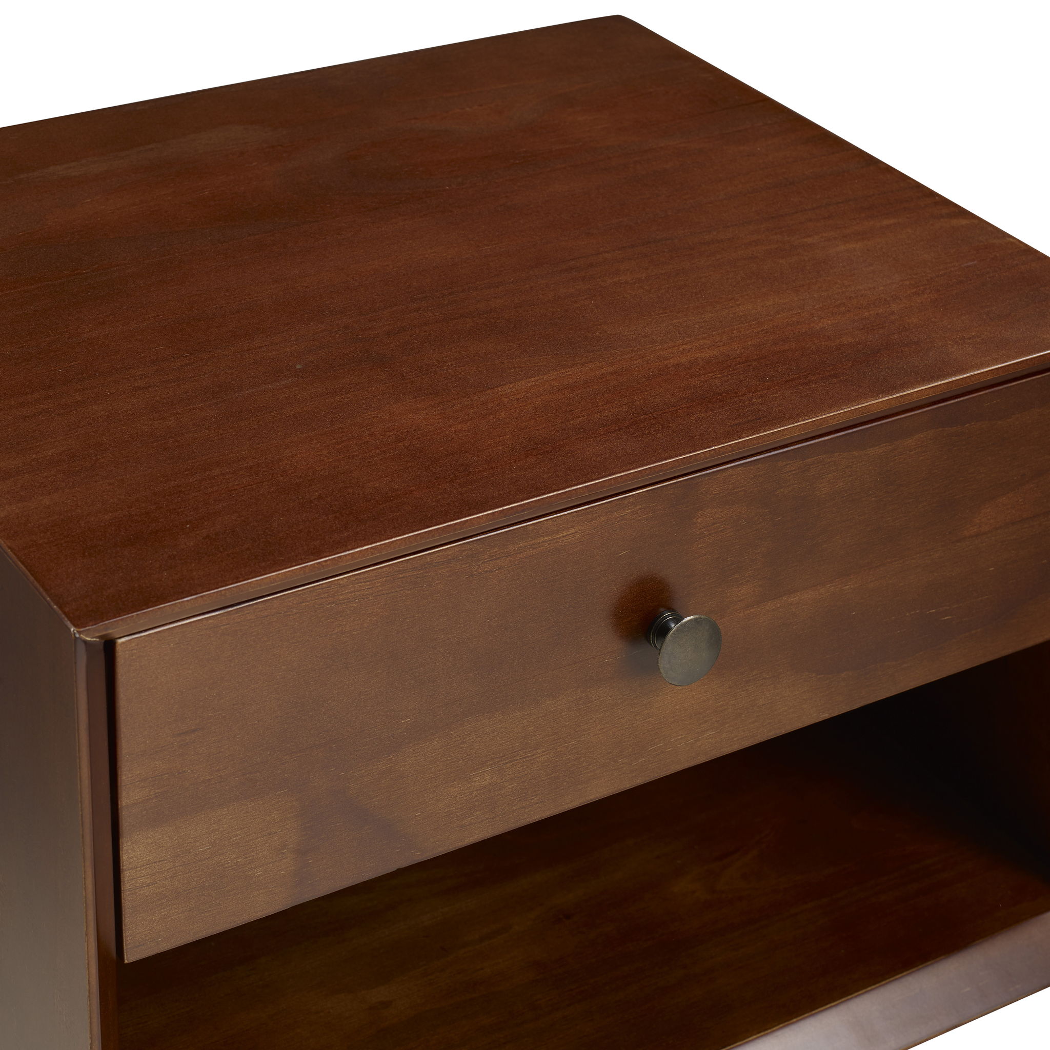 Mid Century Modern Single Drawer Nightstand