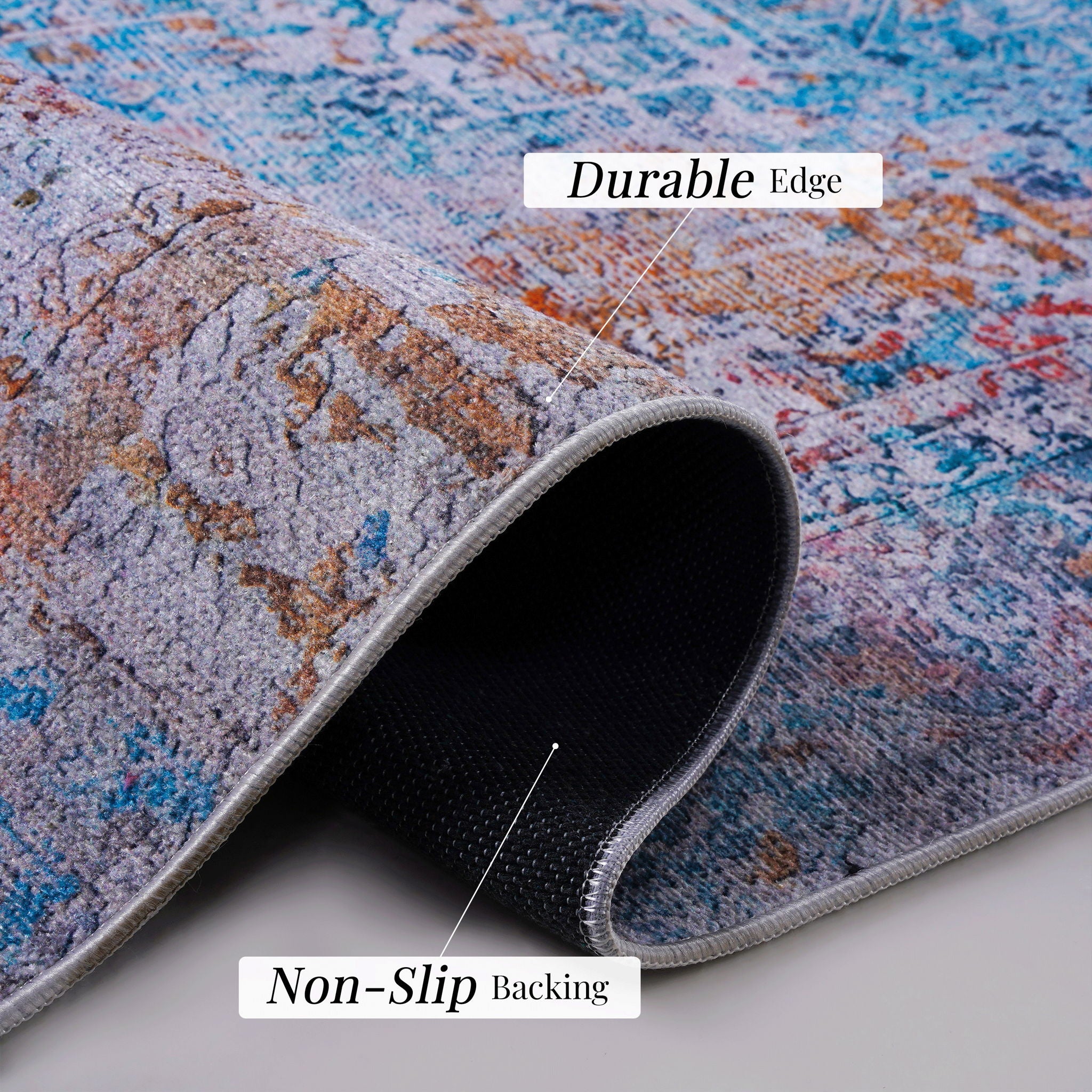 Maval - Unique Washable Area Rug