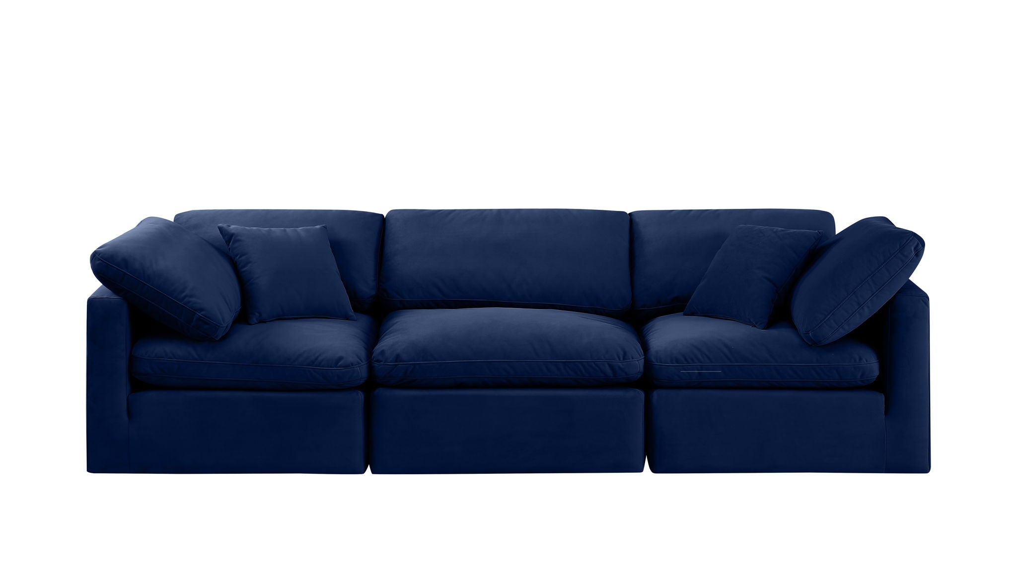 Indulge - Velvet 3 Seat Modular Sofa