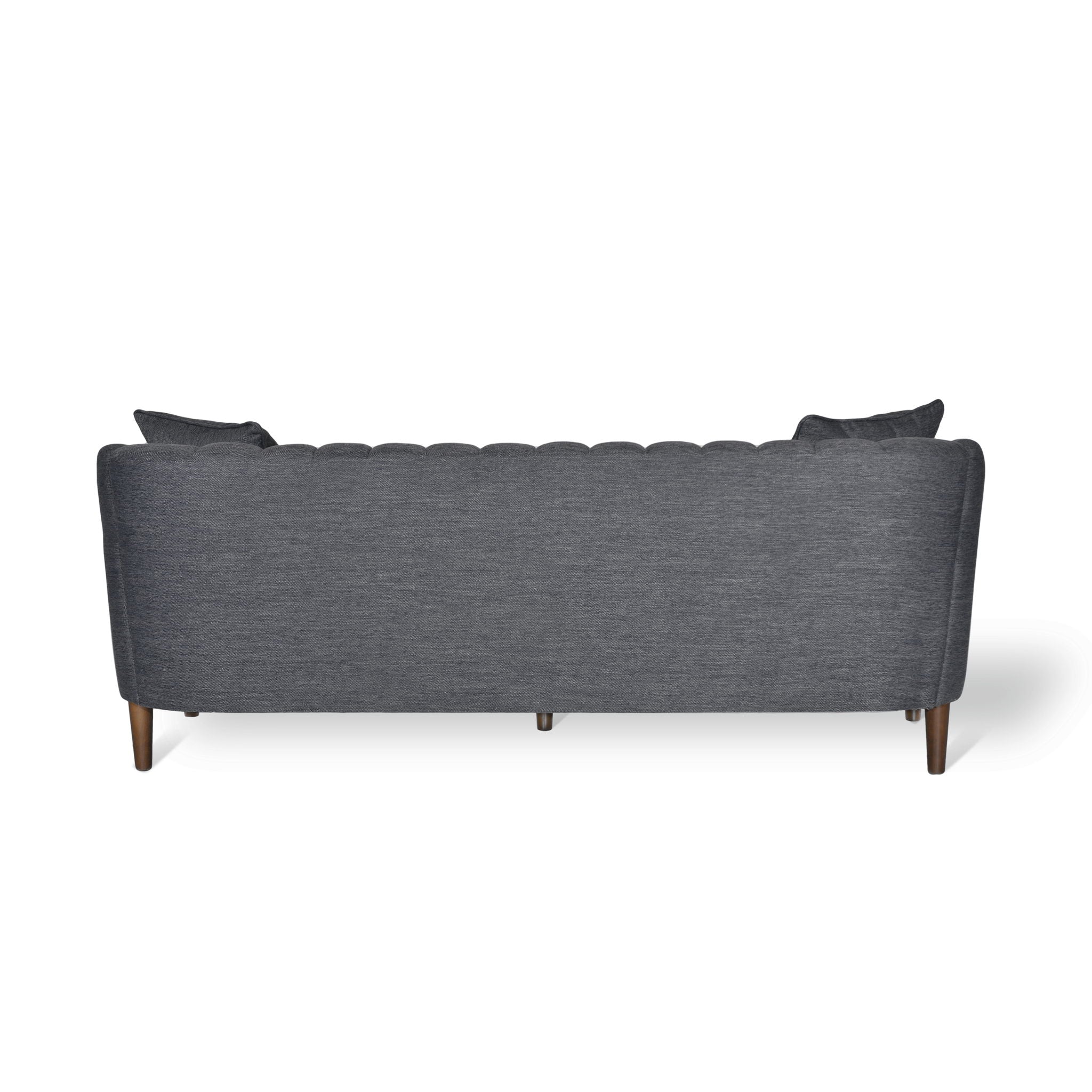 Contemporary 3 Seater Sofa With Plush Accents