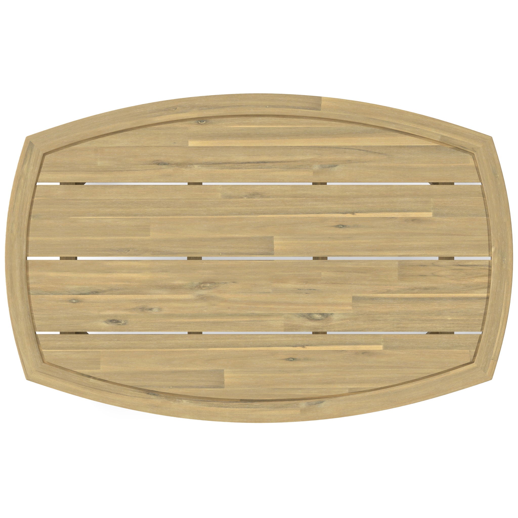 Parkside - Outdoor Coffee Table - Light Teak - Best Buy Furniture